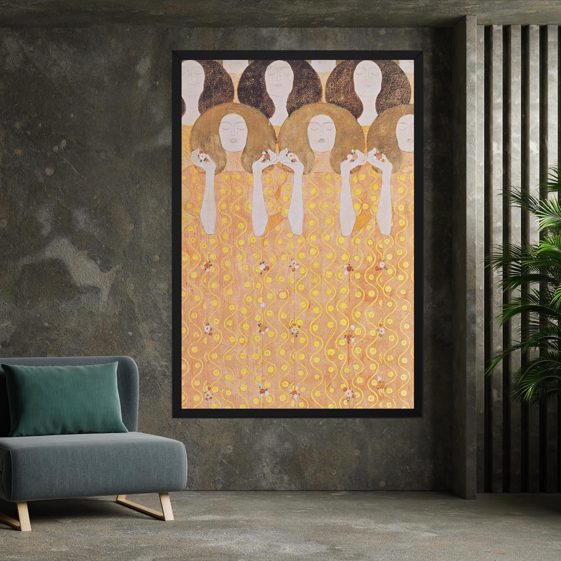 Leinwandbild Beethoven Frieze mockup 7