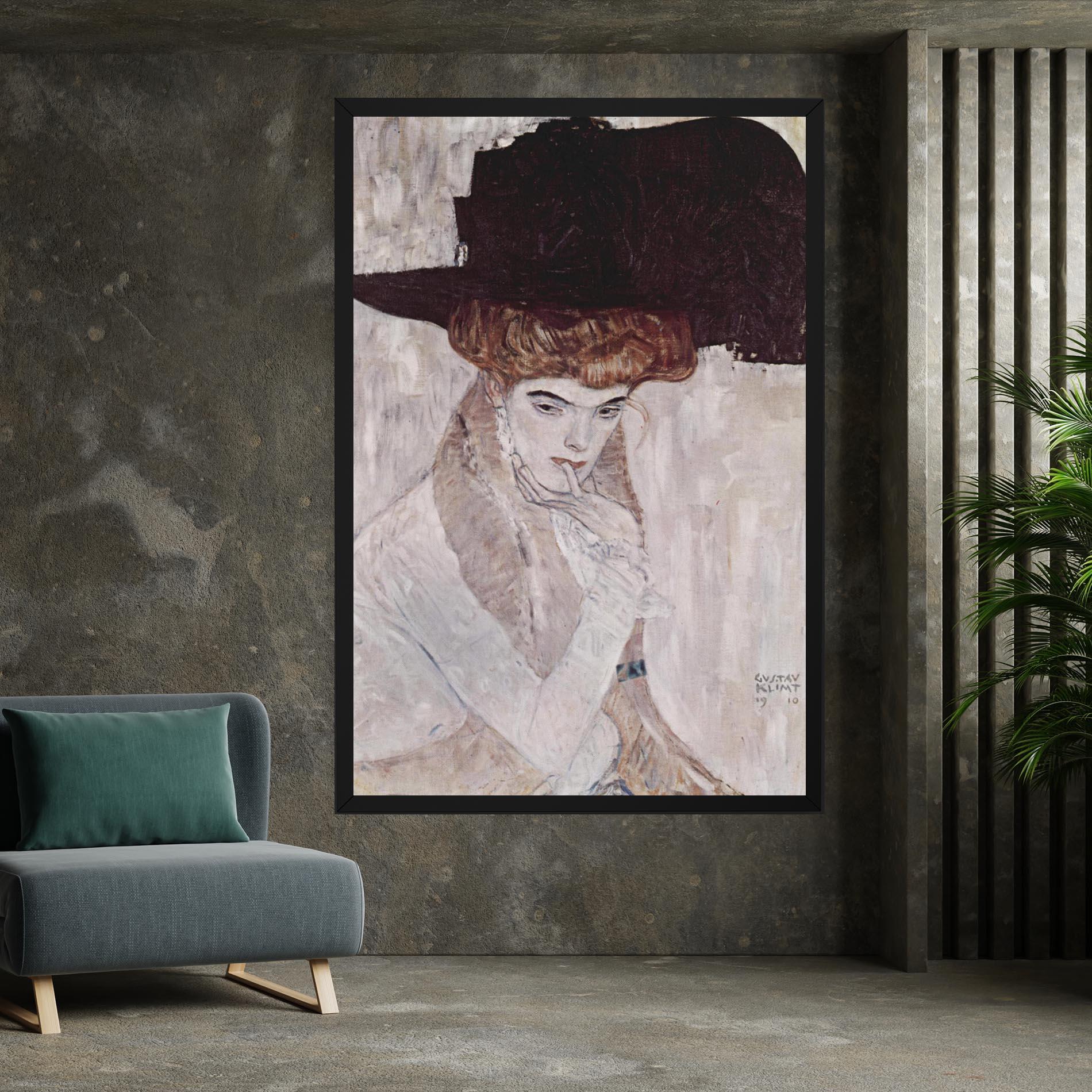 Leinwandbild Klimt Woman mockup 7