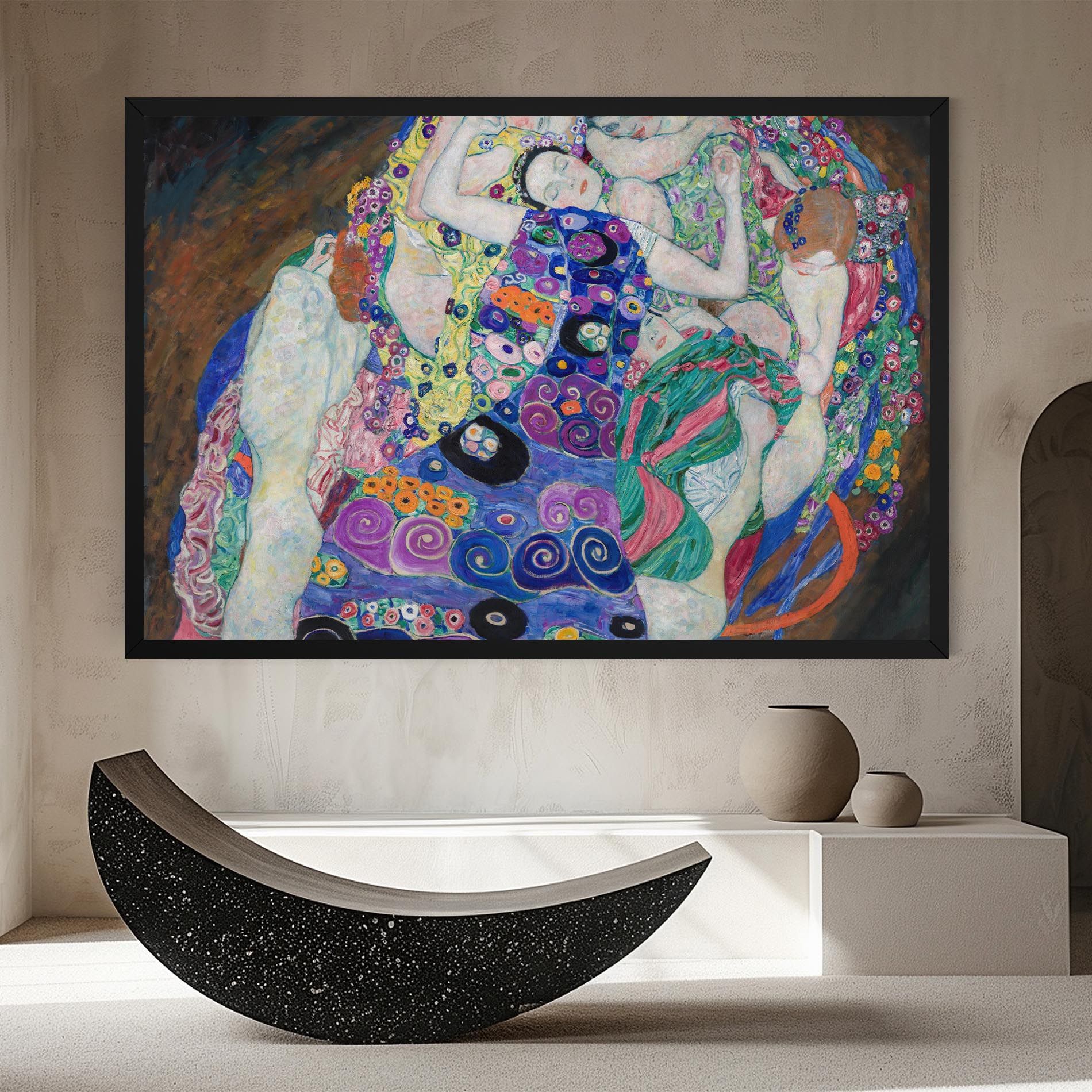 Klimt Die Jungfrau mockup 8