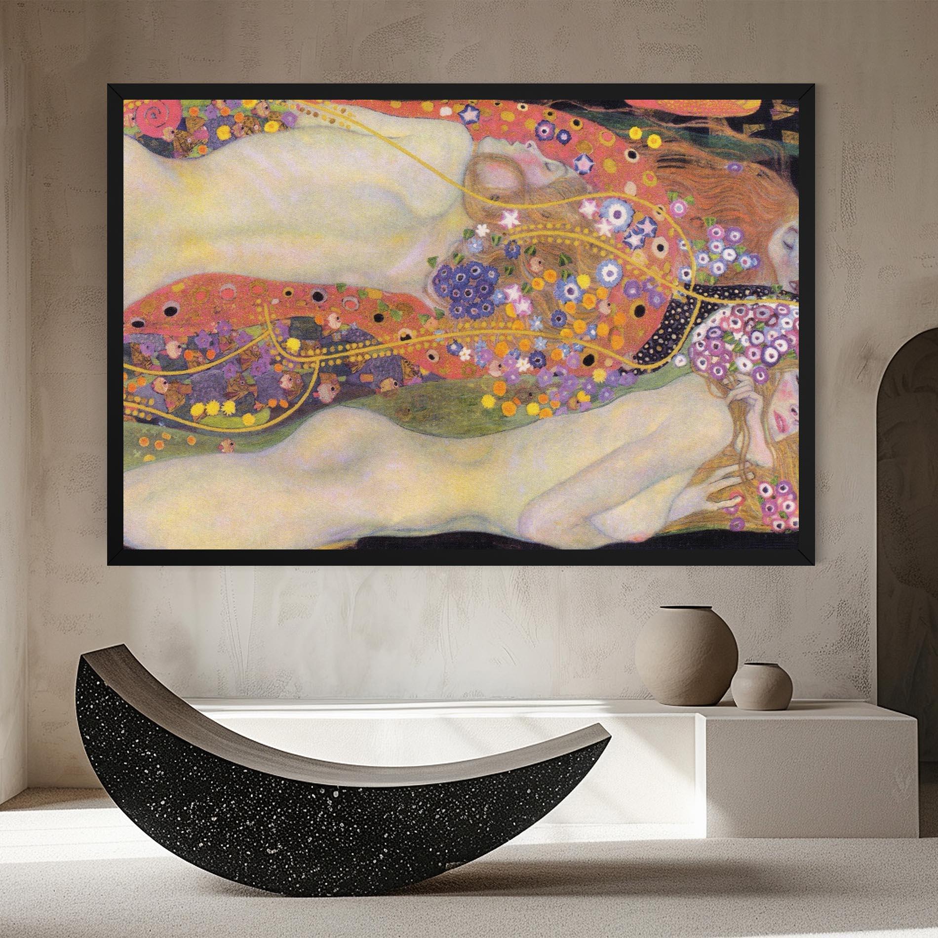 Leinwandbild Water Serpents II mockup 8