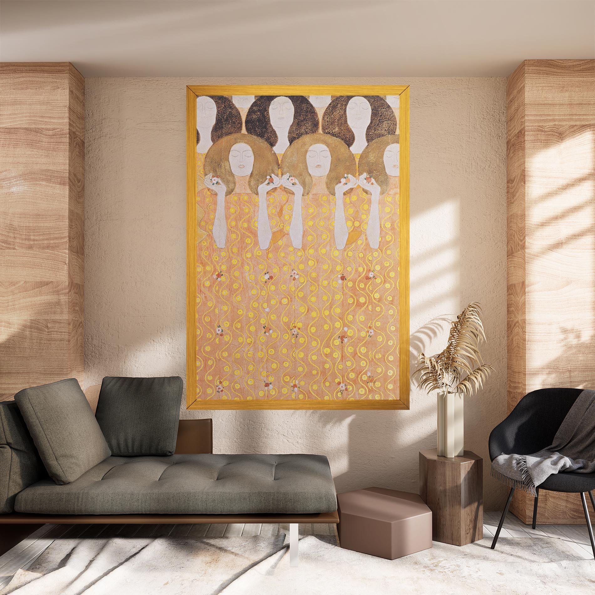 Leinwandbild Beethoven Frieze mockup 8