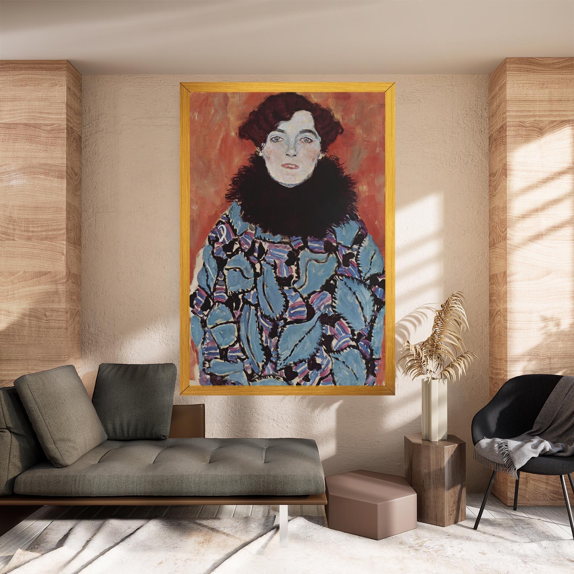 Leinwandbild Gustav Klimt Art mockup 8