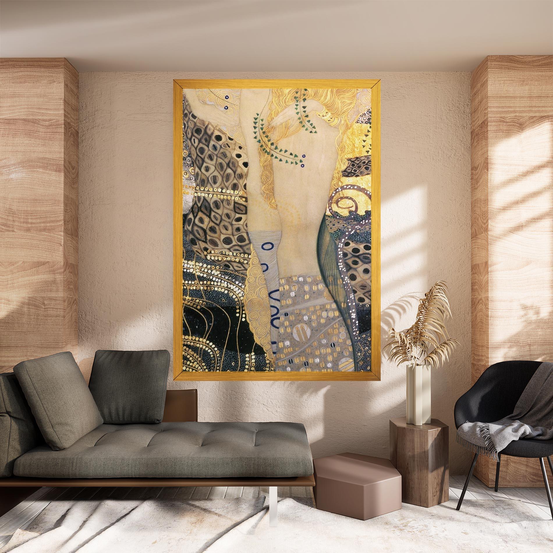 Leinwandbild Gustav Klimt Paint mockup 8