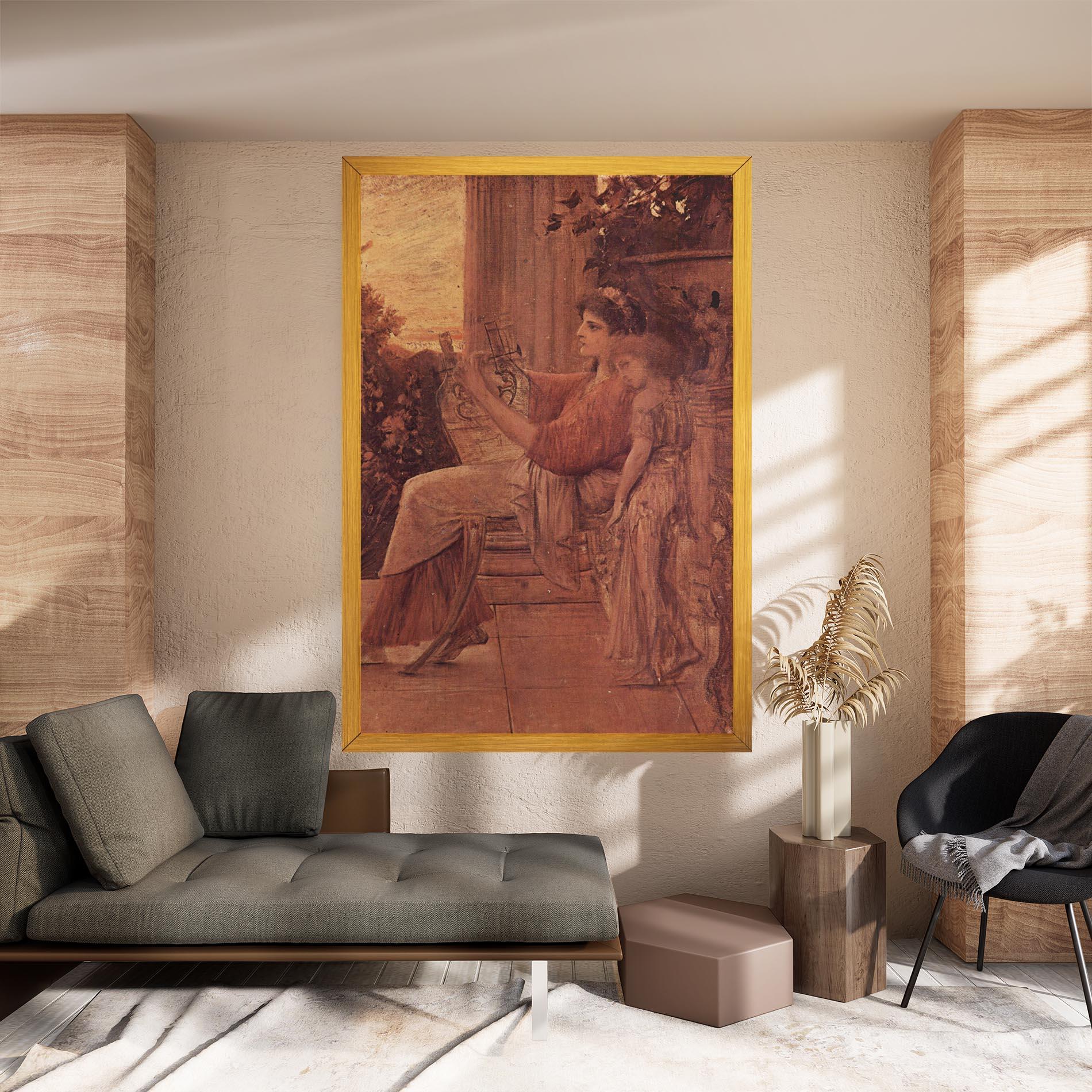 Leinwandbild Gustav Klimt Painting mockup 8