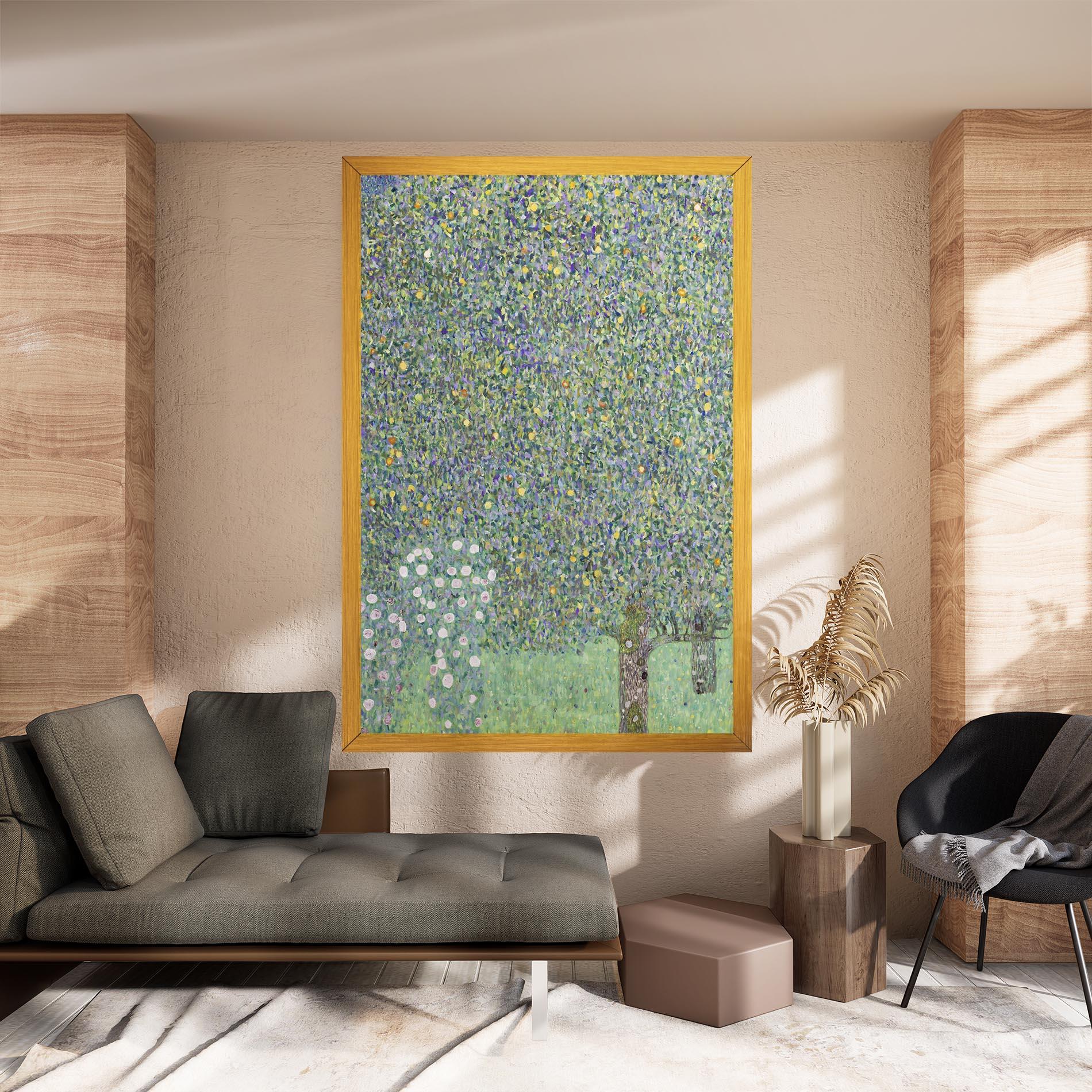 Leinwandbild Rosebushes mockup 8