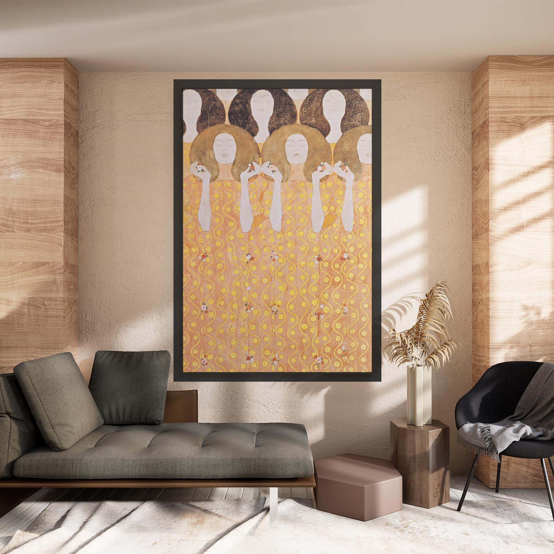 Leinwandbild Beethoven Frieze mockup 8