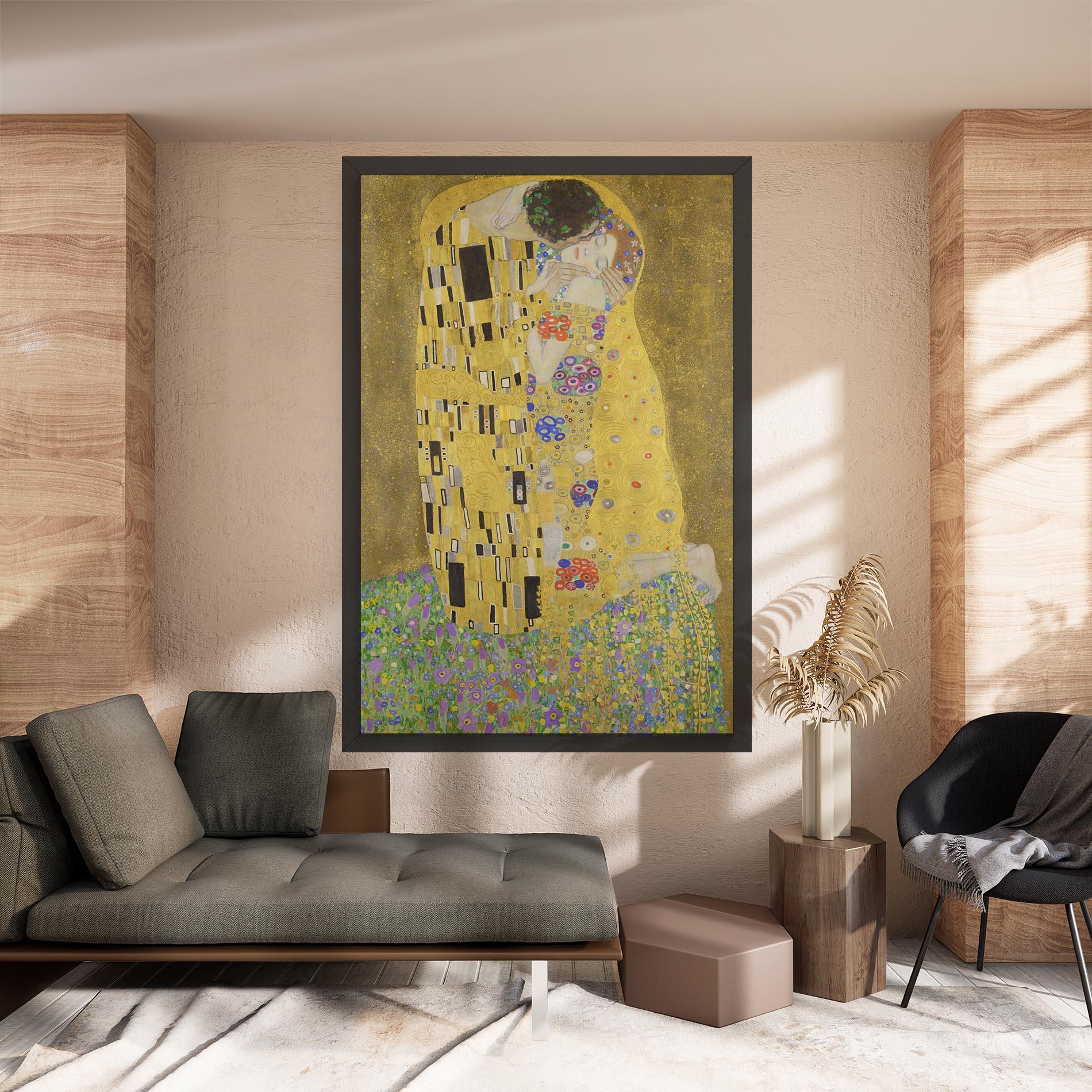 Leinwandbild The Kiss mockup 8