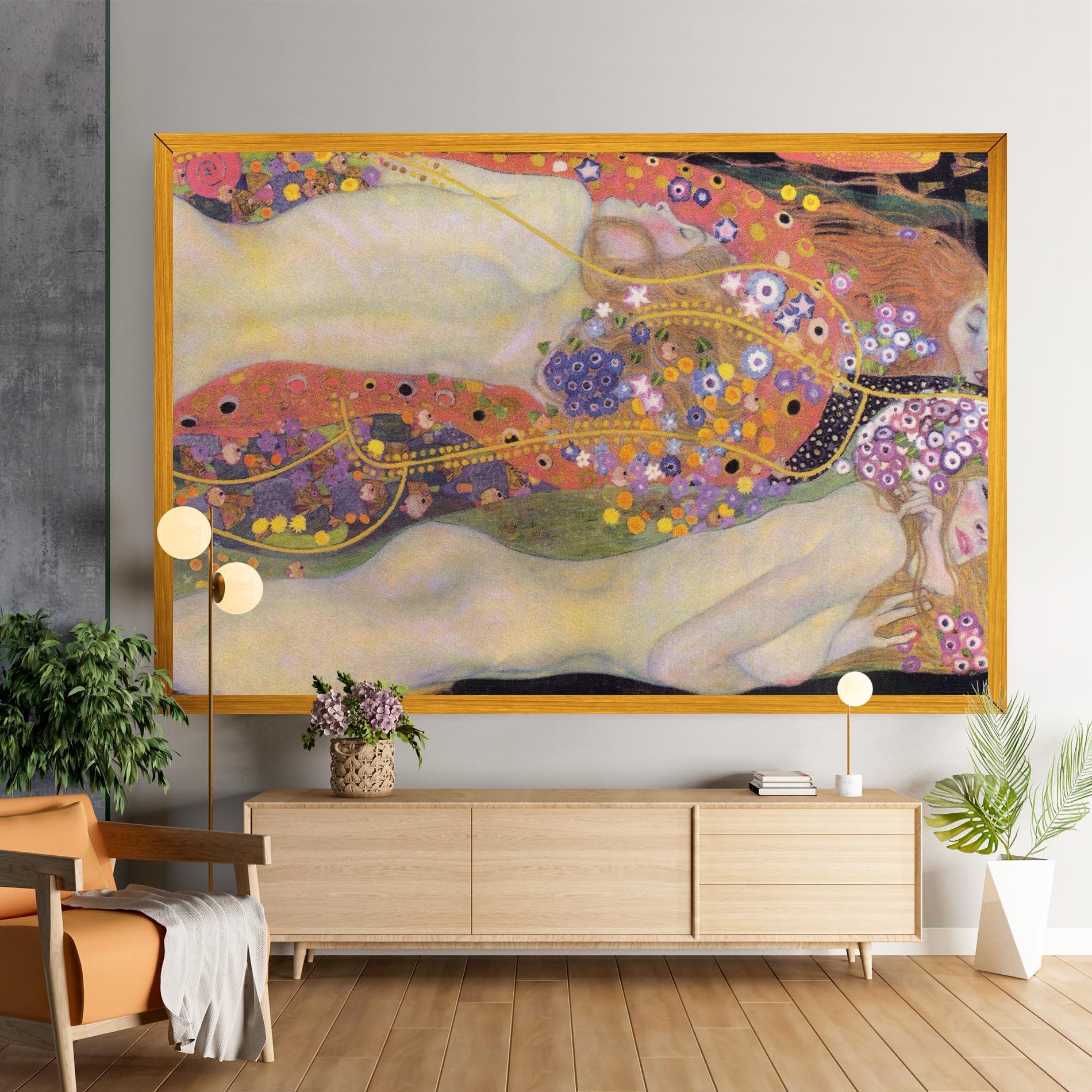 Leinwandbild Water Serpents II mockup 9