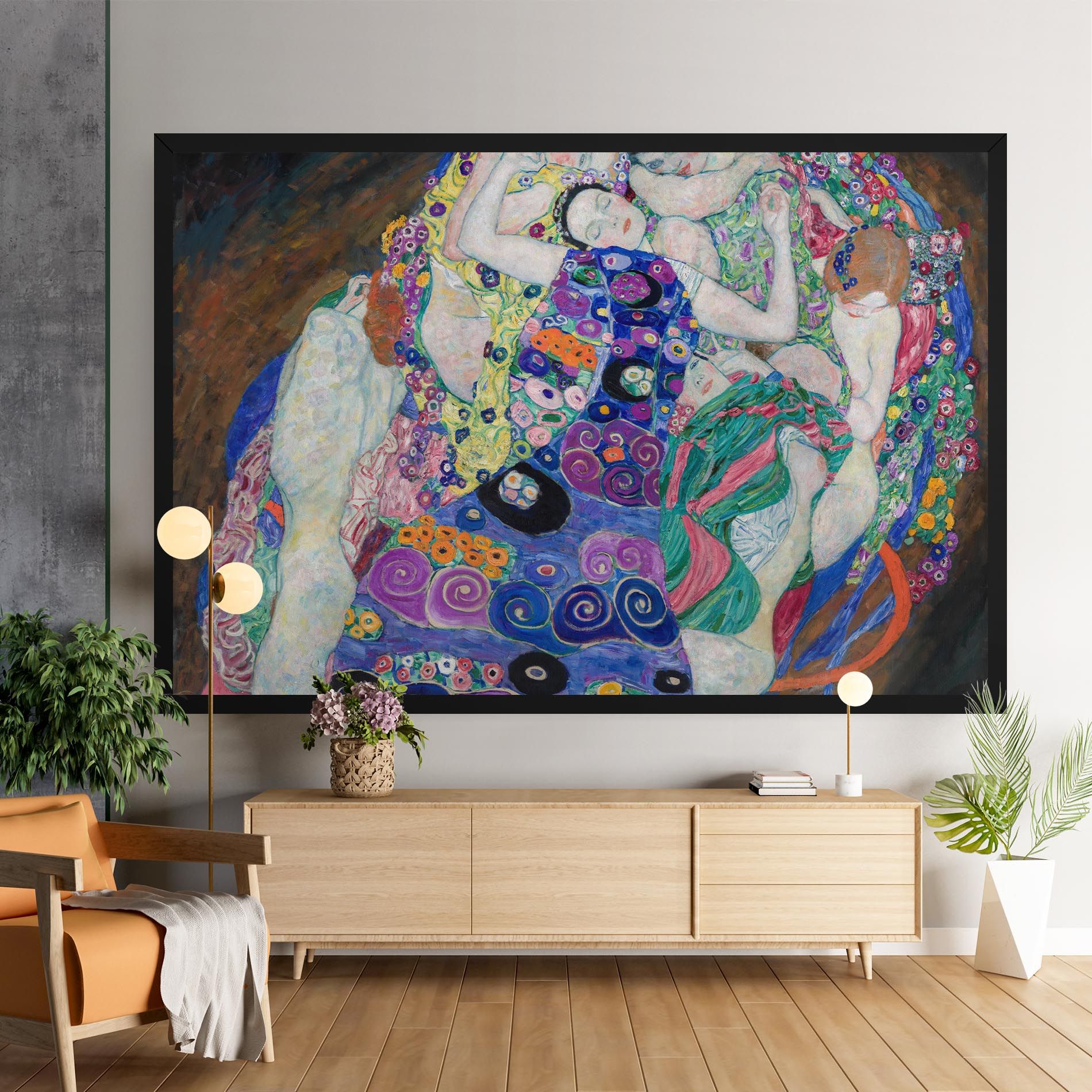 Klimt Die Jungfrau mockup 9