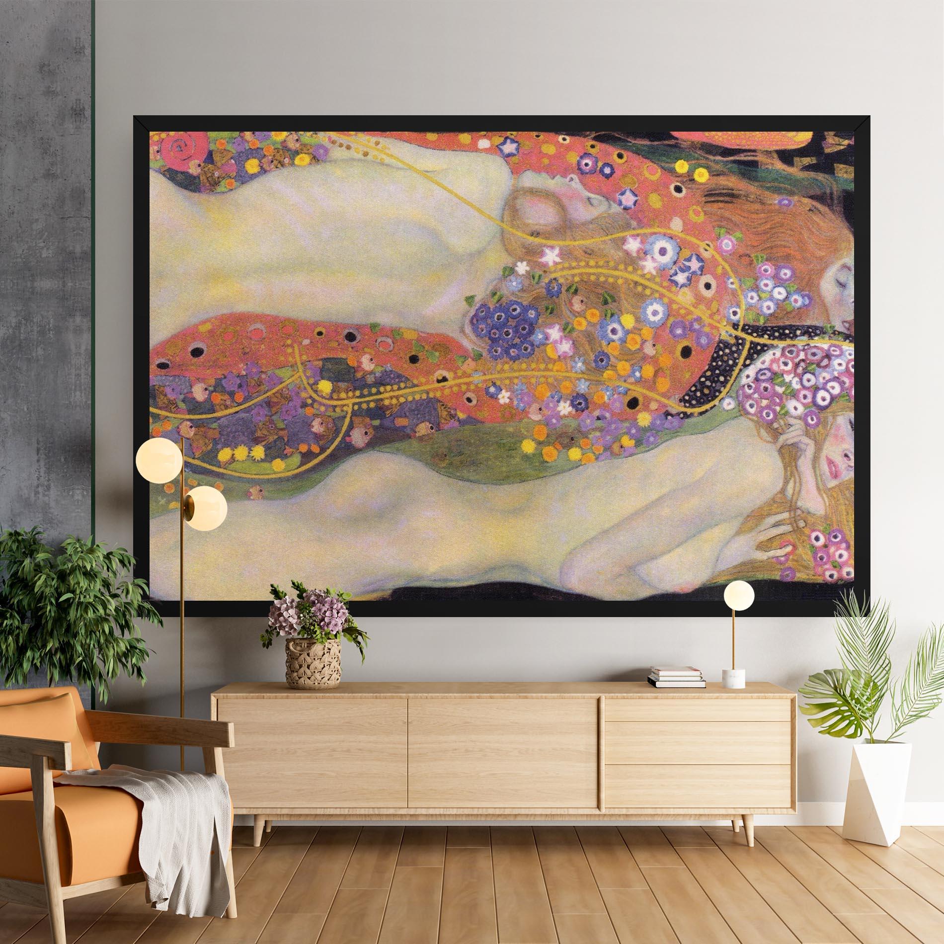 Leinwandbild Water Serpents II mockup 9