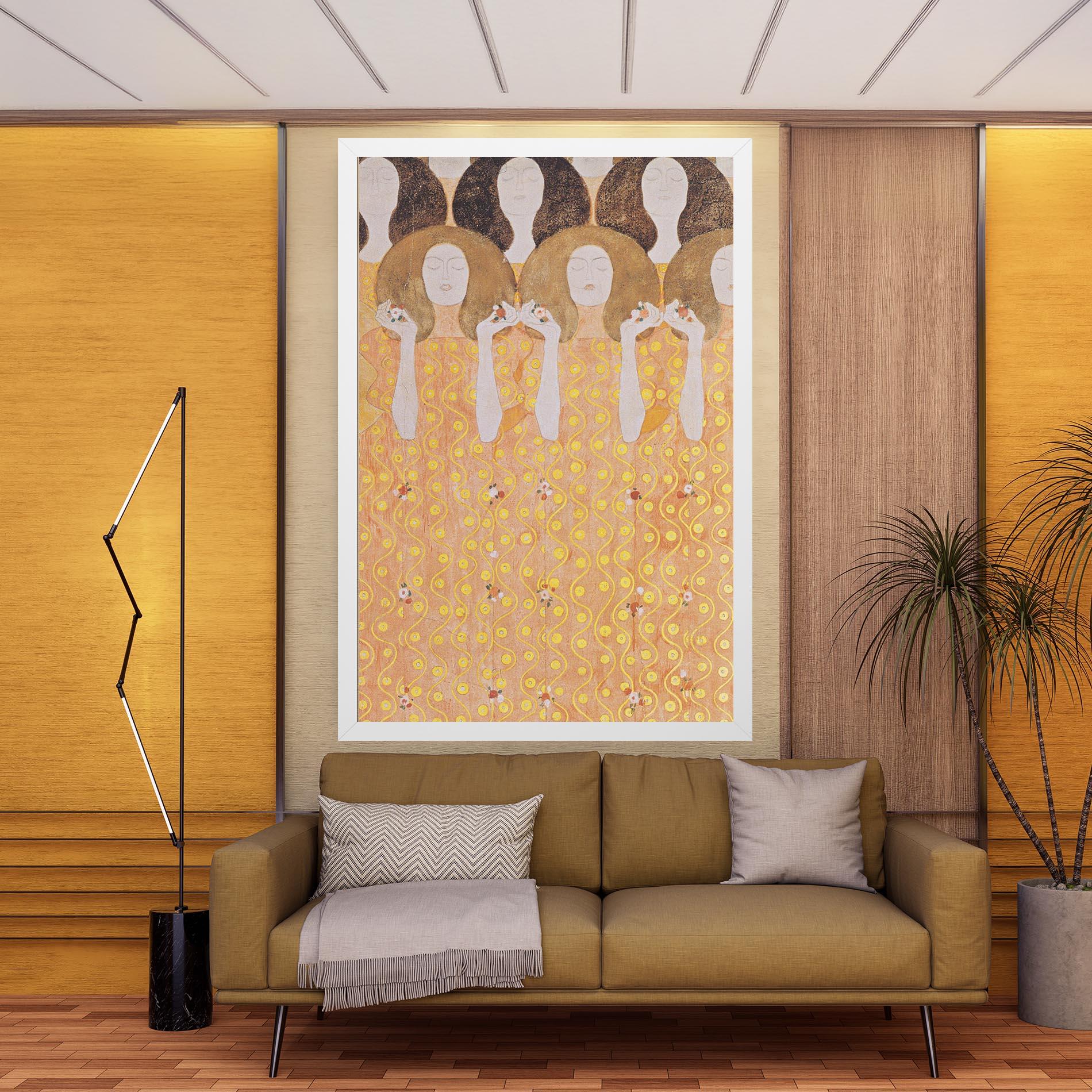 Leinwandbild Beethoven Frieze mockup 9