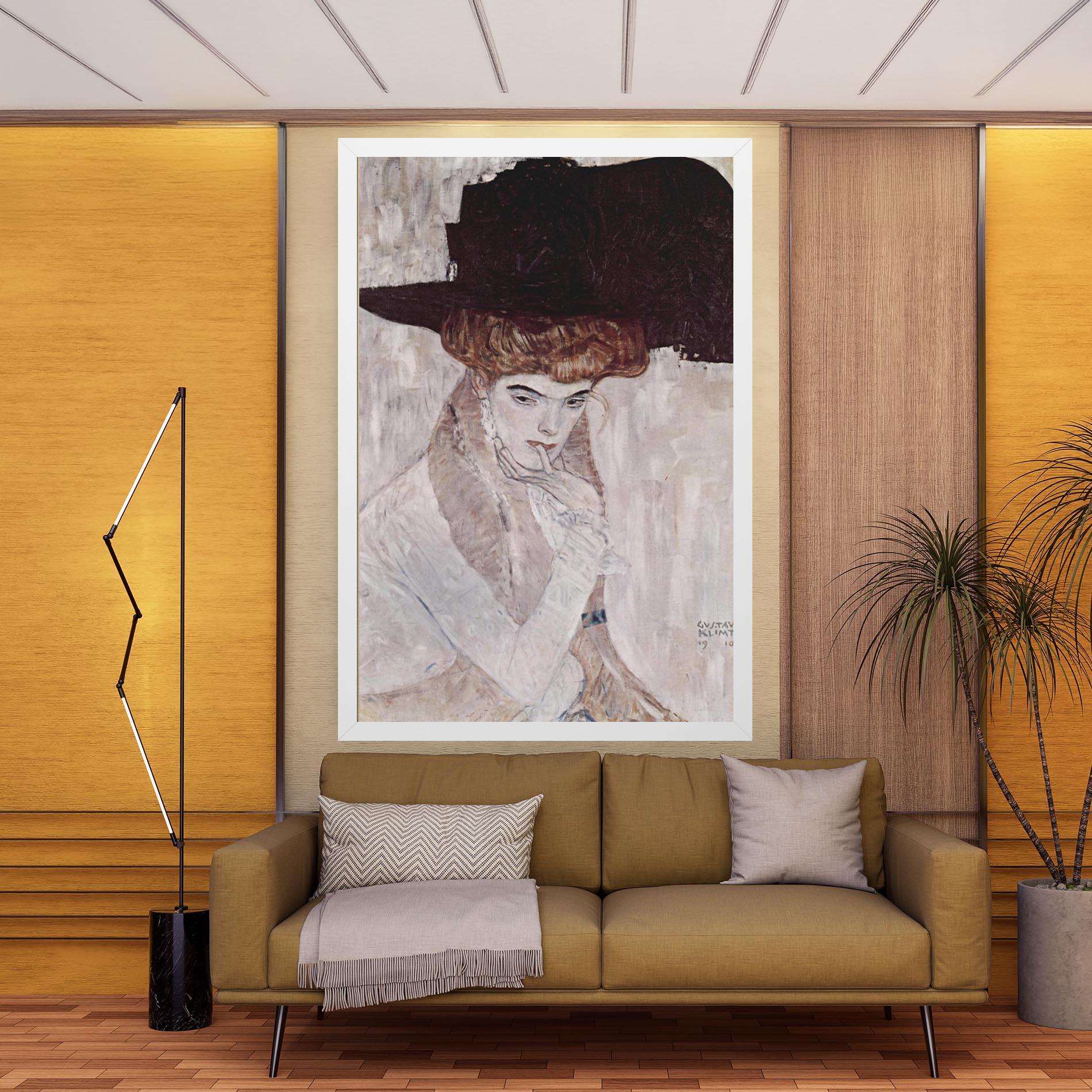 Leinwandbild Klimt Woman mockup 9