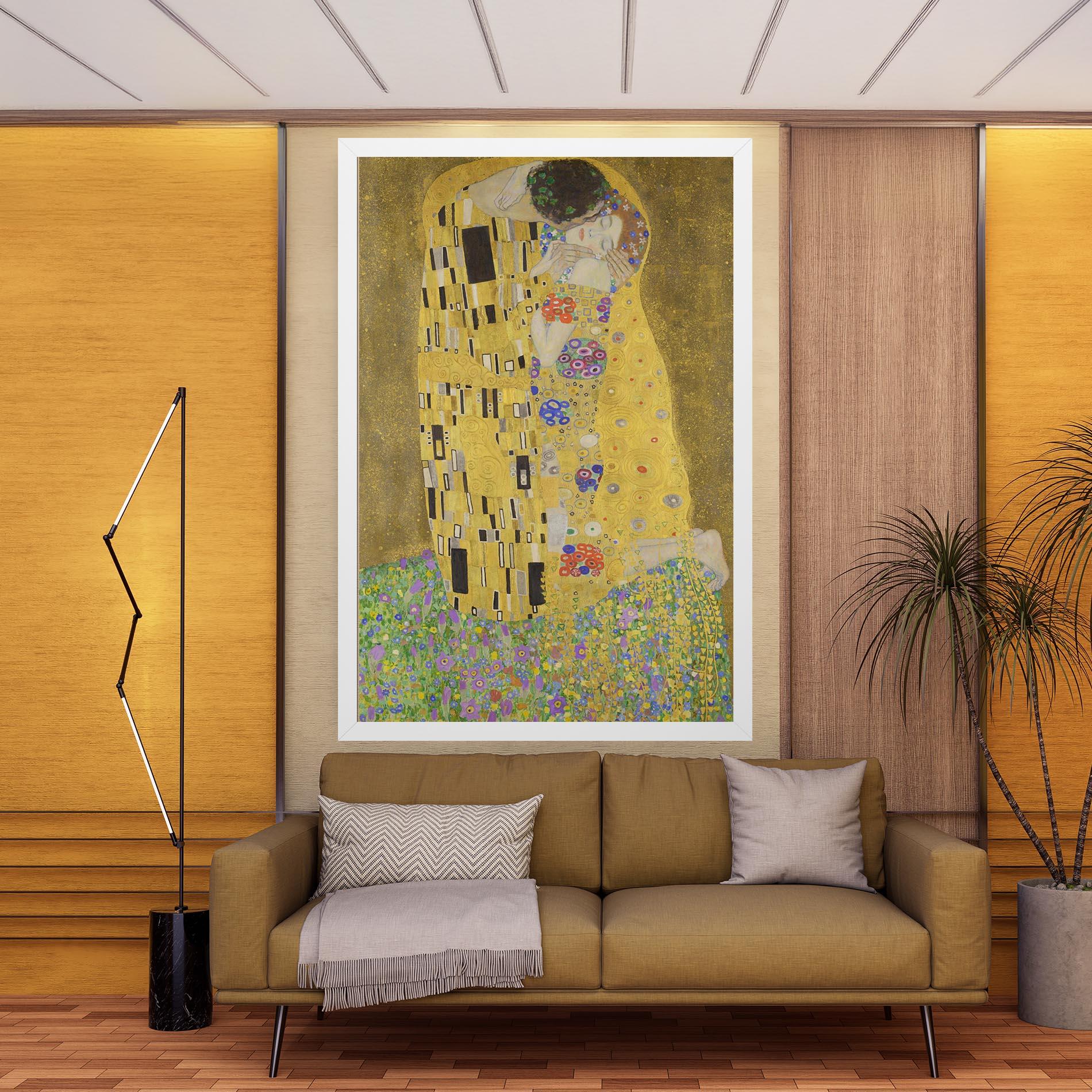 Leinwandbild The Kiss mockup 9