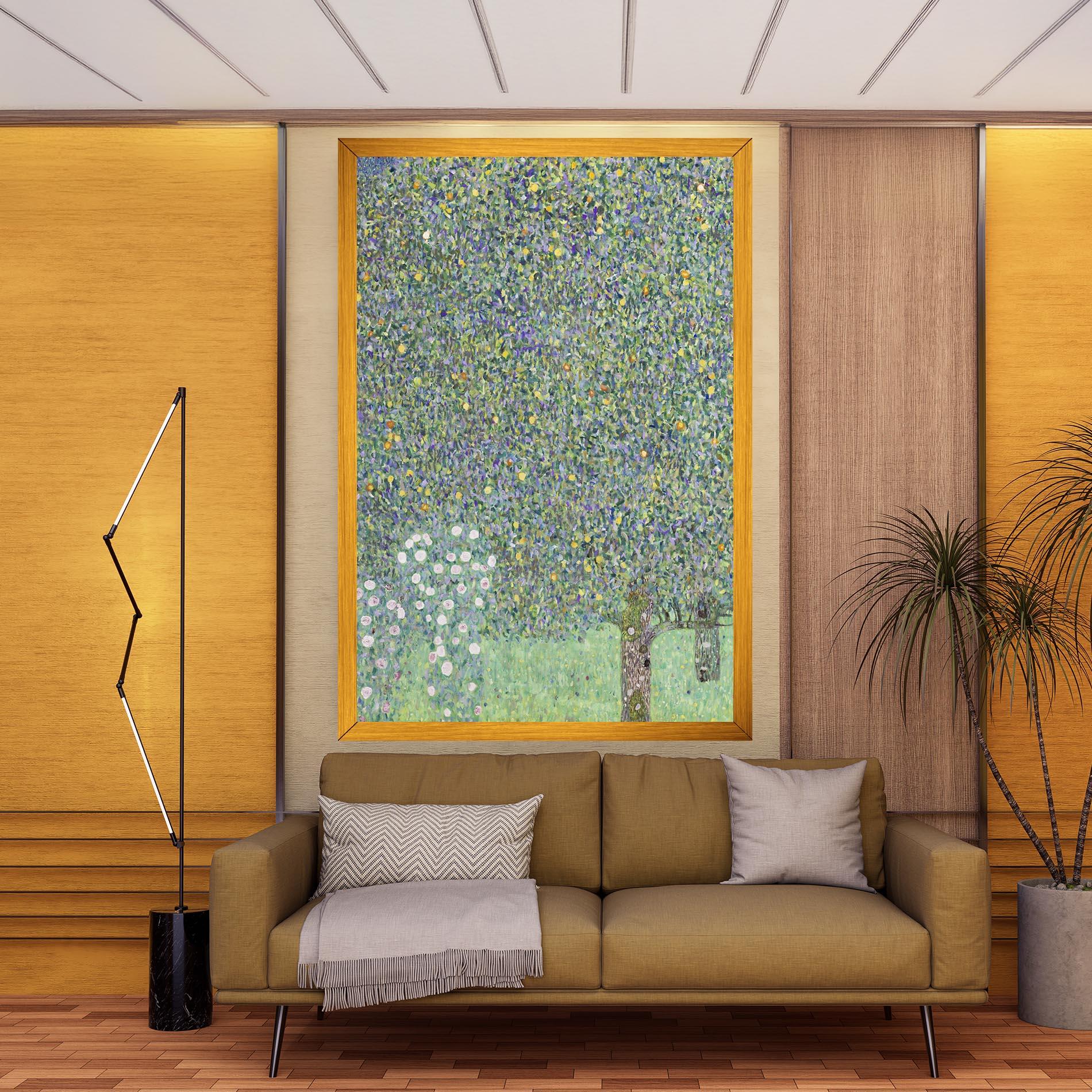 Leinwandbild Rosebushes mockup 9