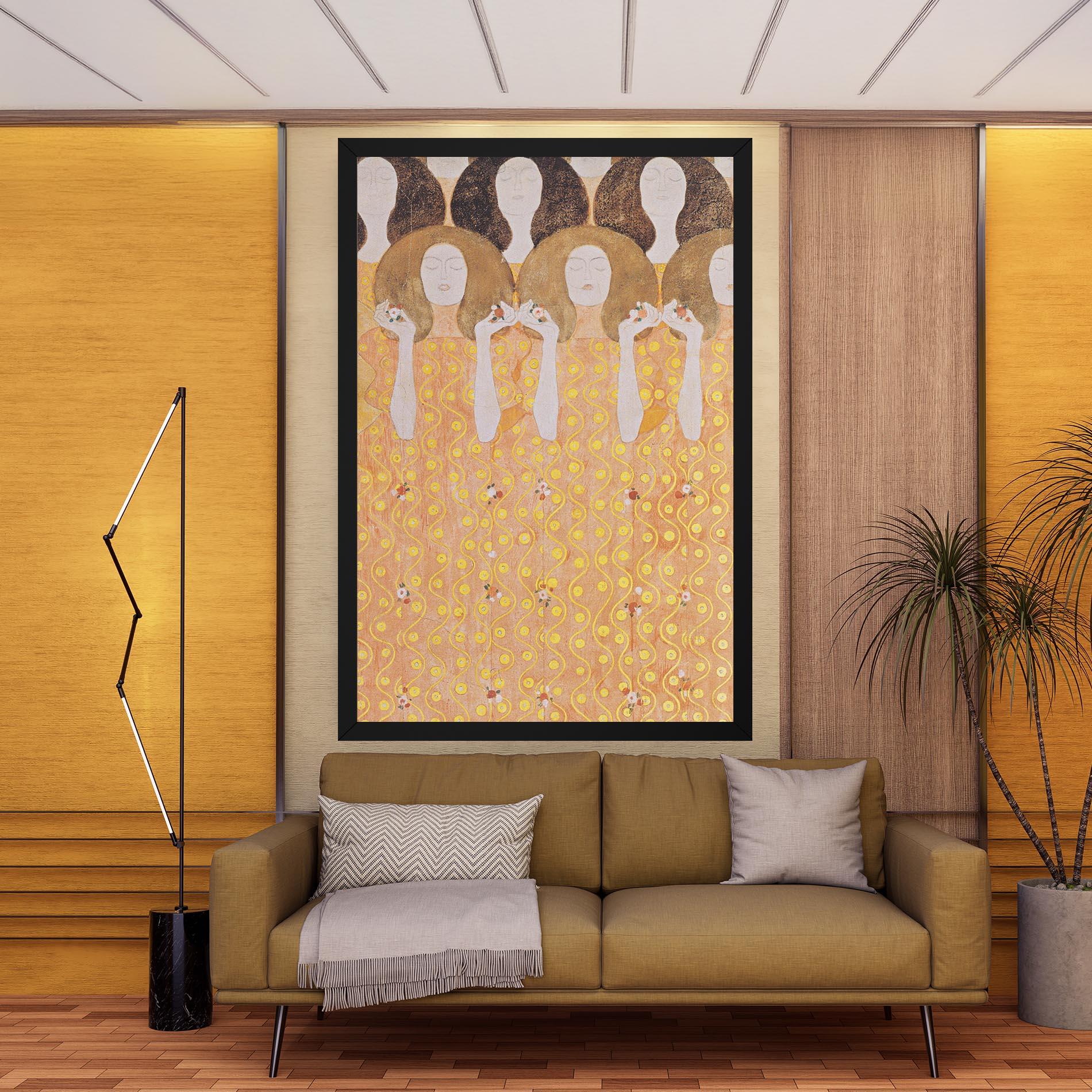 Leinwandbild Beethoven Frieze mockup 9