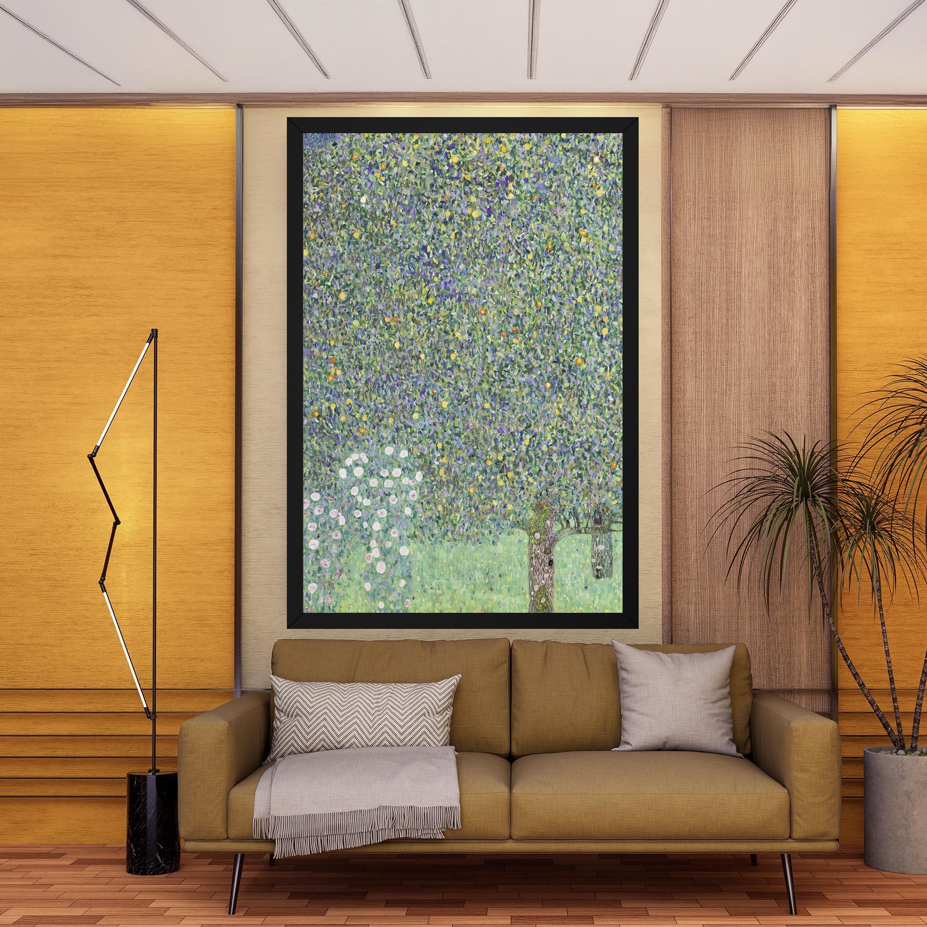 Leinwandbild Rosebushes mockup 9