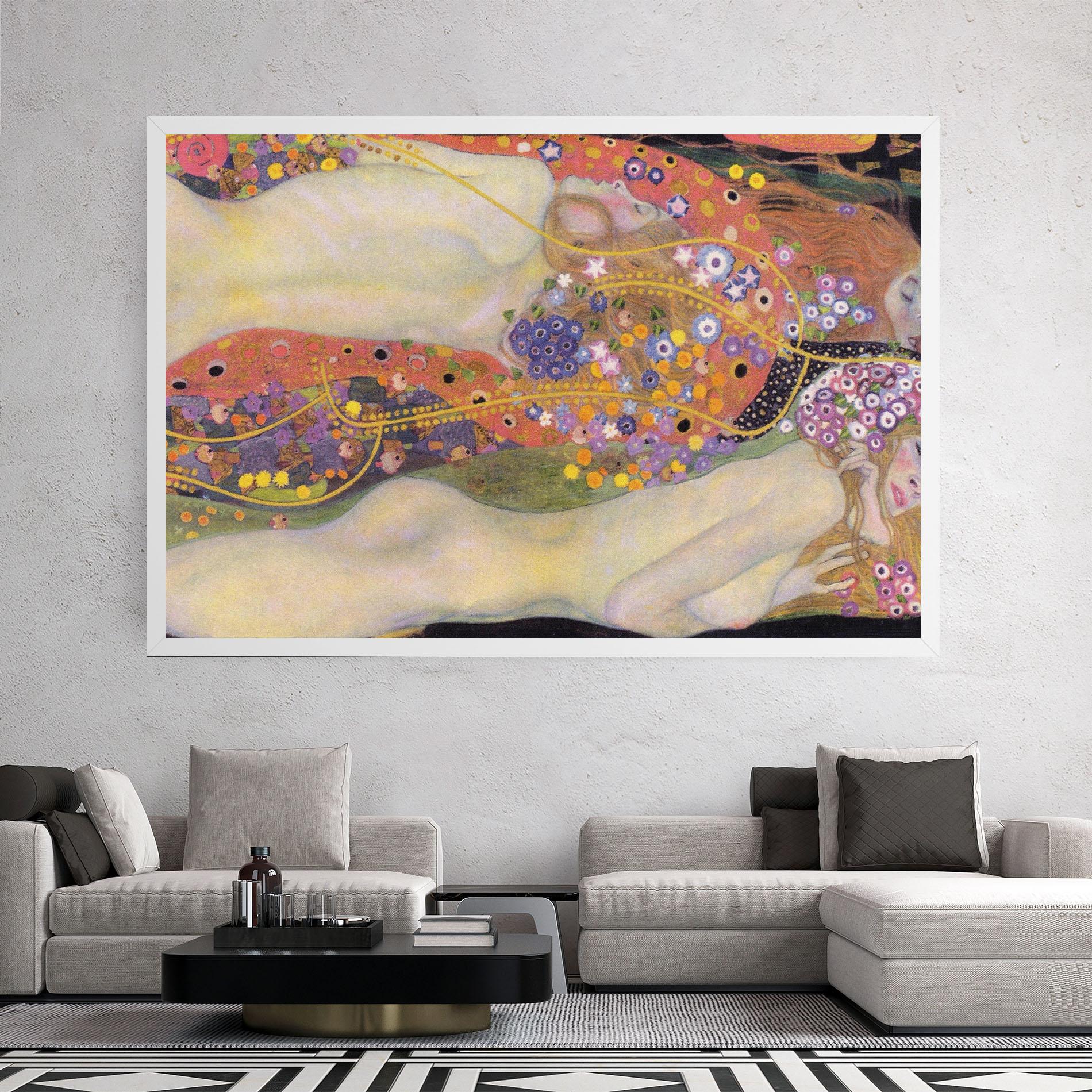 Leinwandbild Water Serpents II mockup 2