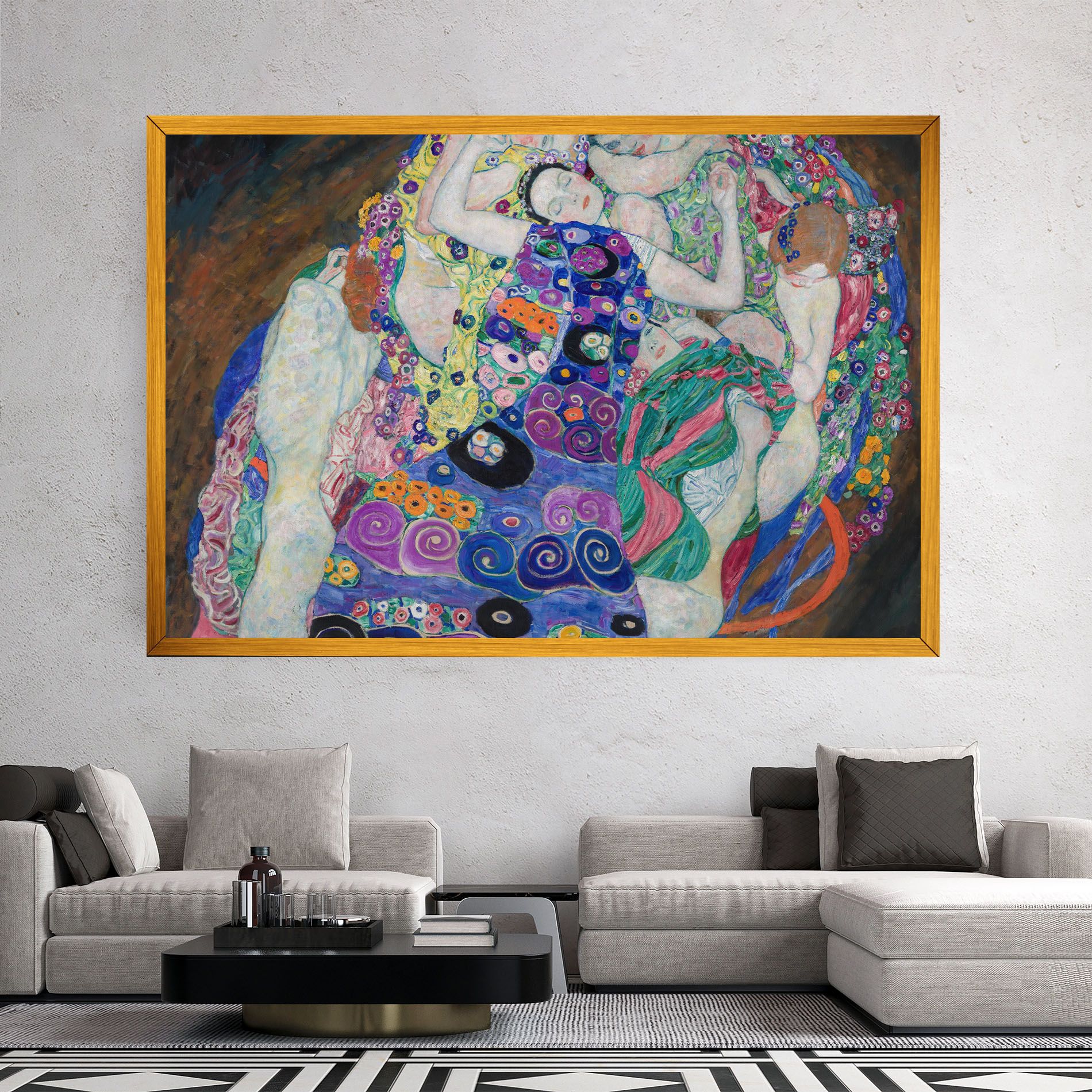 Klimt Die Jungfrau mockup 2