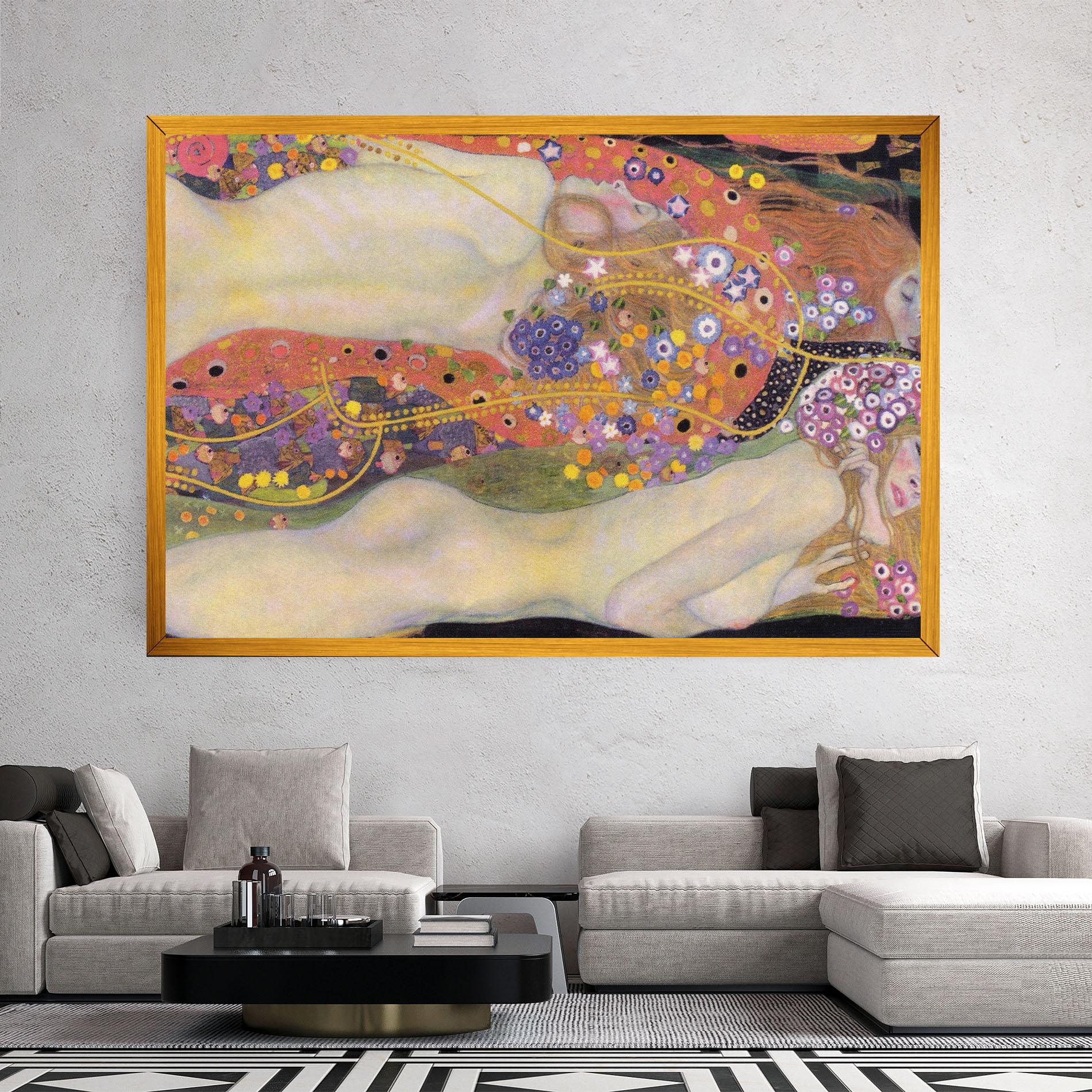 Leinwandbild Water Serpents II mockup 2