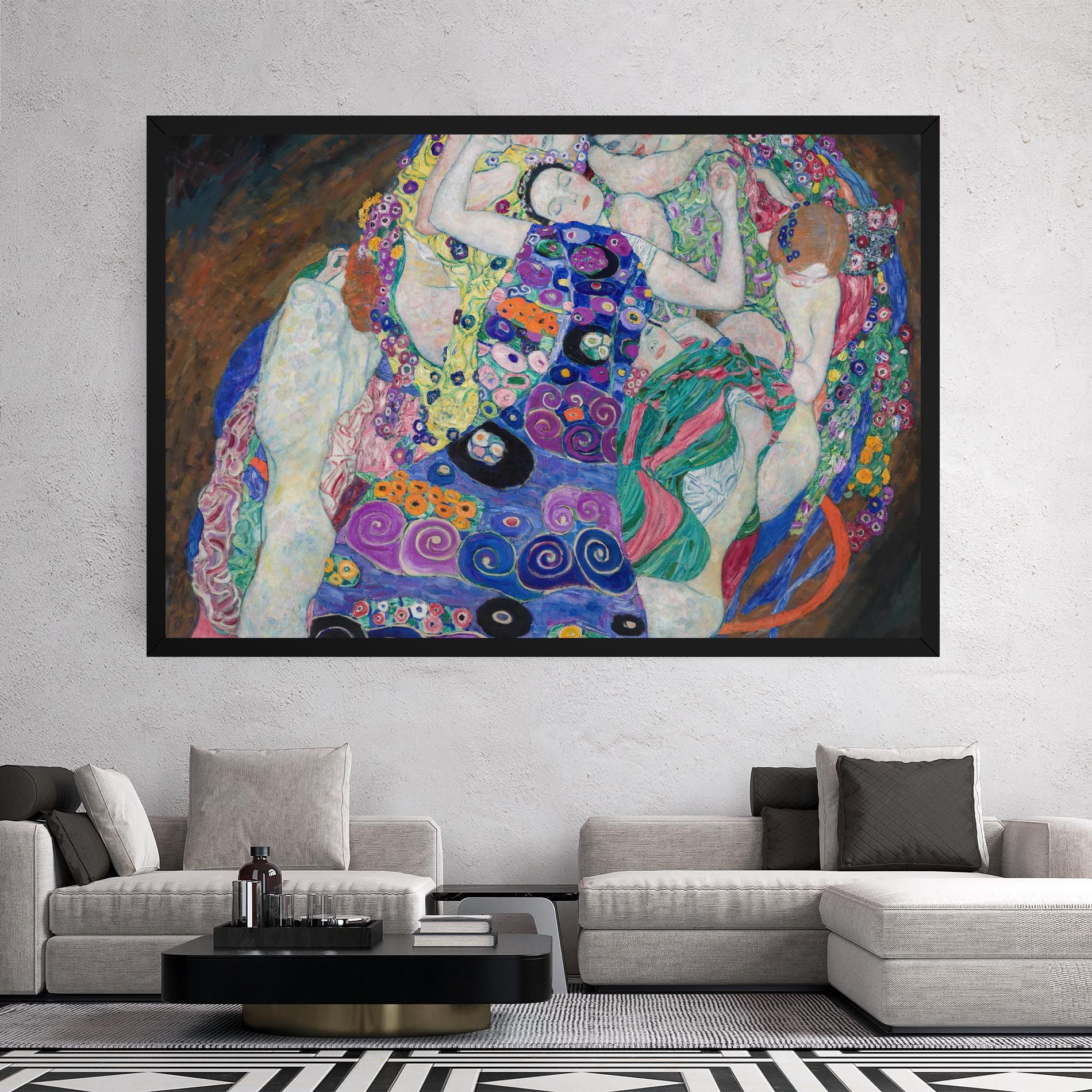 Klimt Die Jungfrau mockup 2