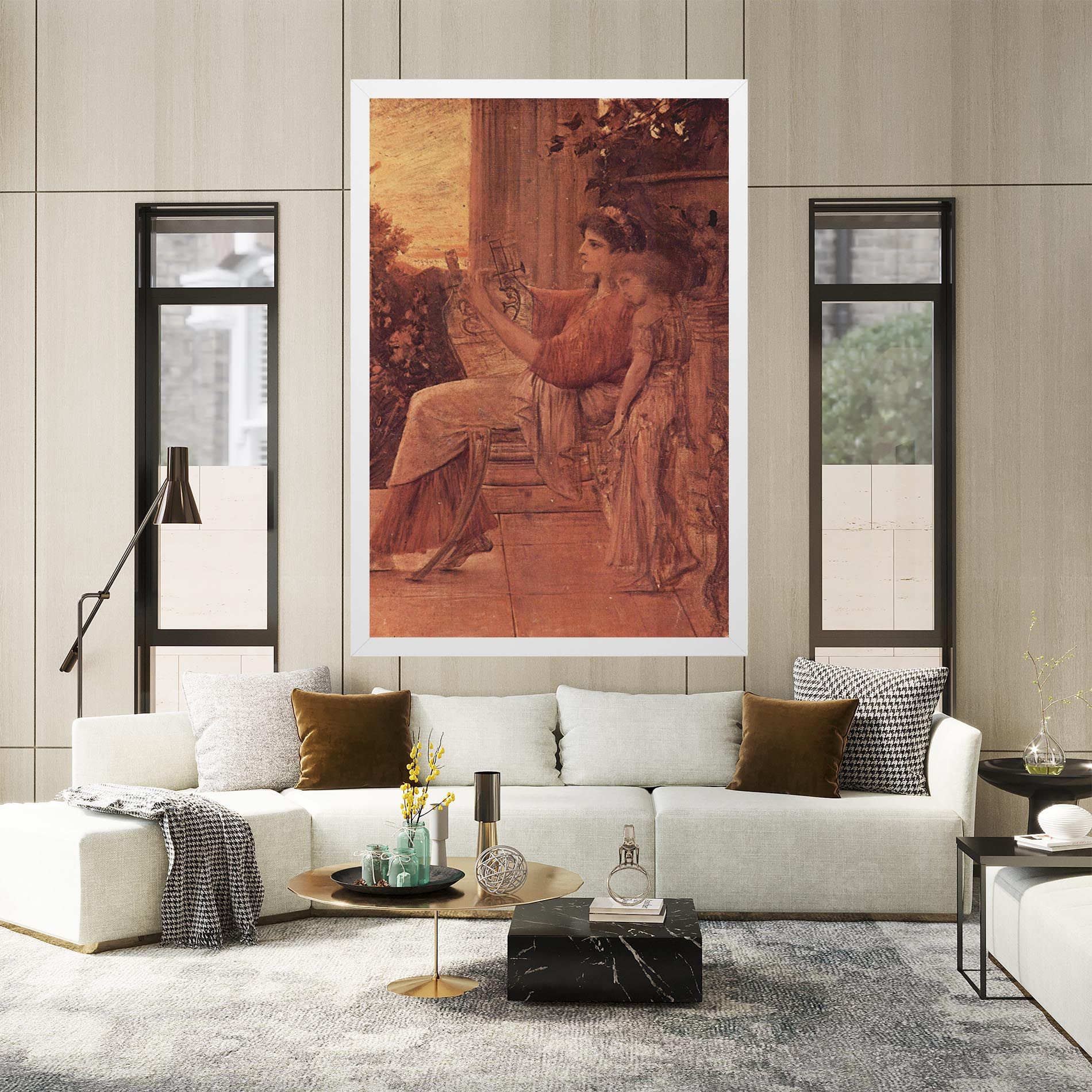 Gustav Klimt Painting mockup 2