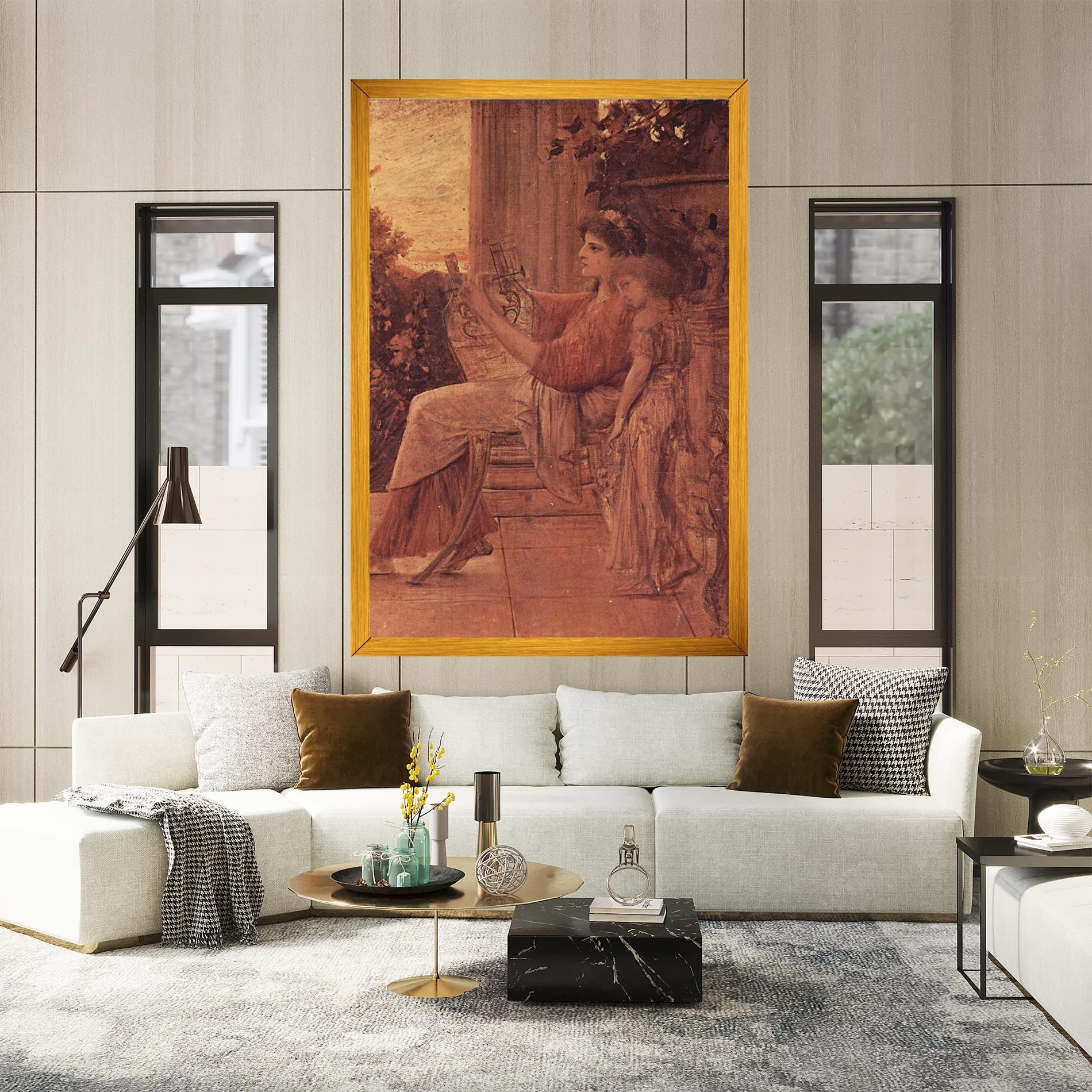 Gustav Klimt Painting mockup 2