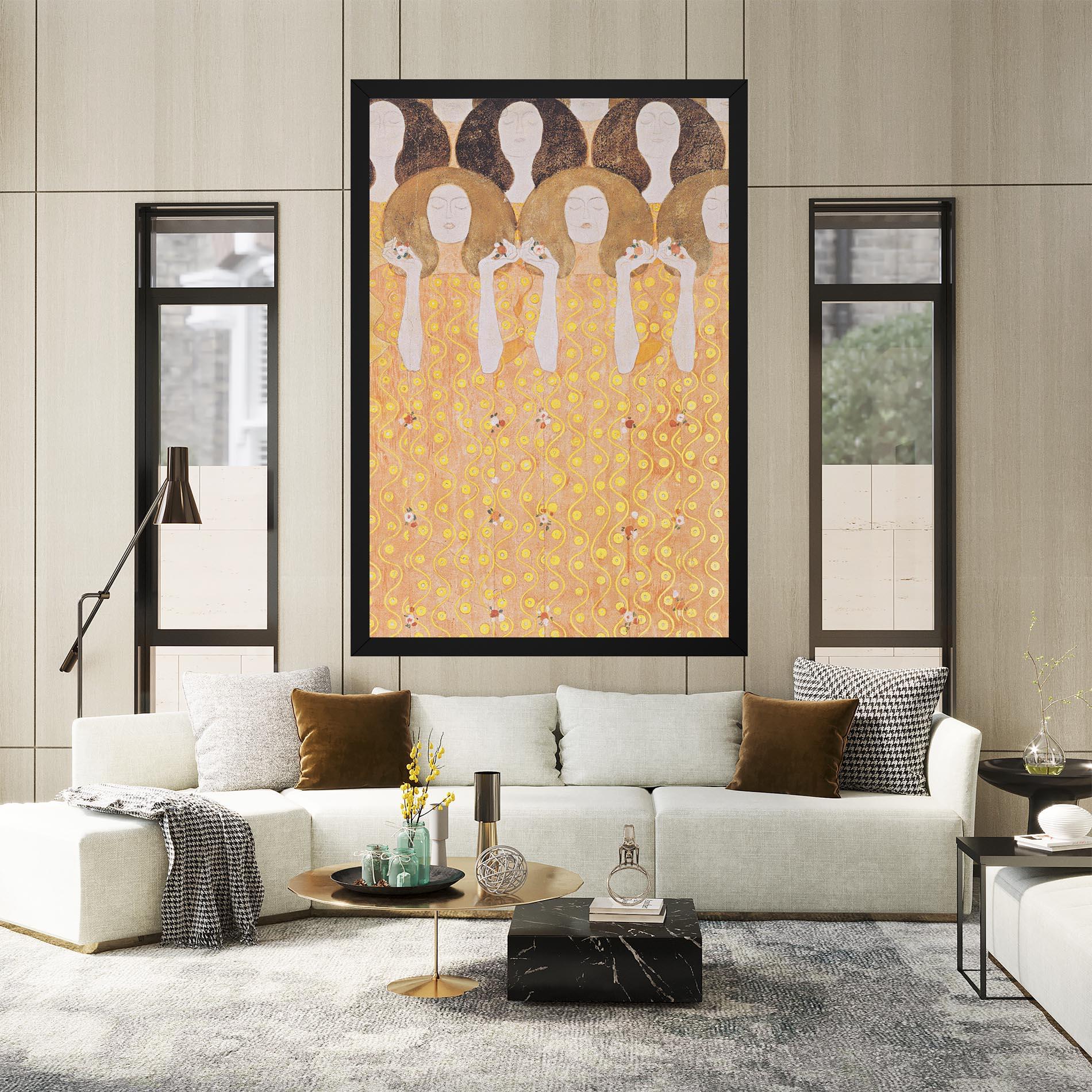 Leinwandbild Beethoven Frieze mockup 2