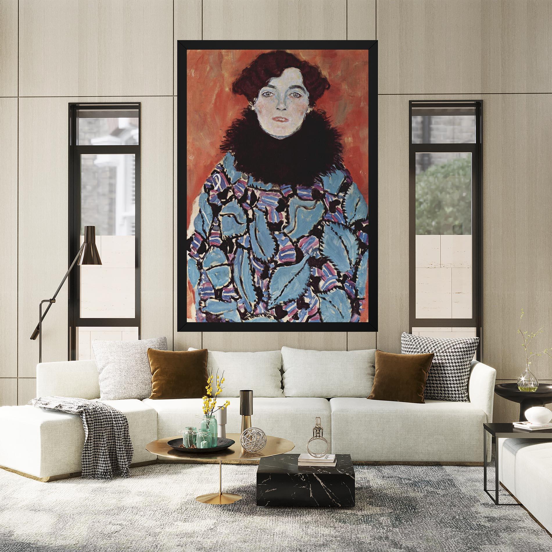 Leinwandbild Gustav Klimt Art mockup 2