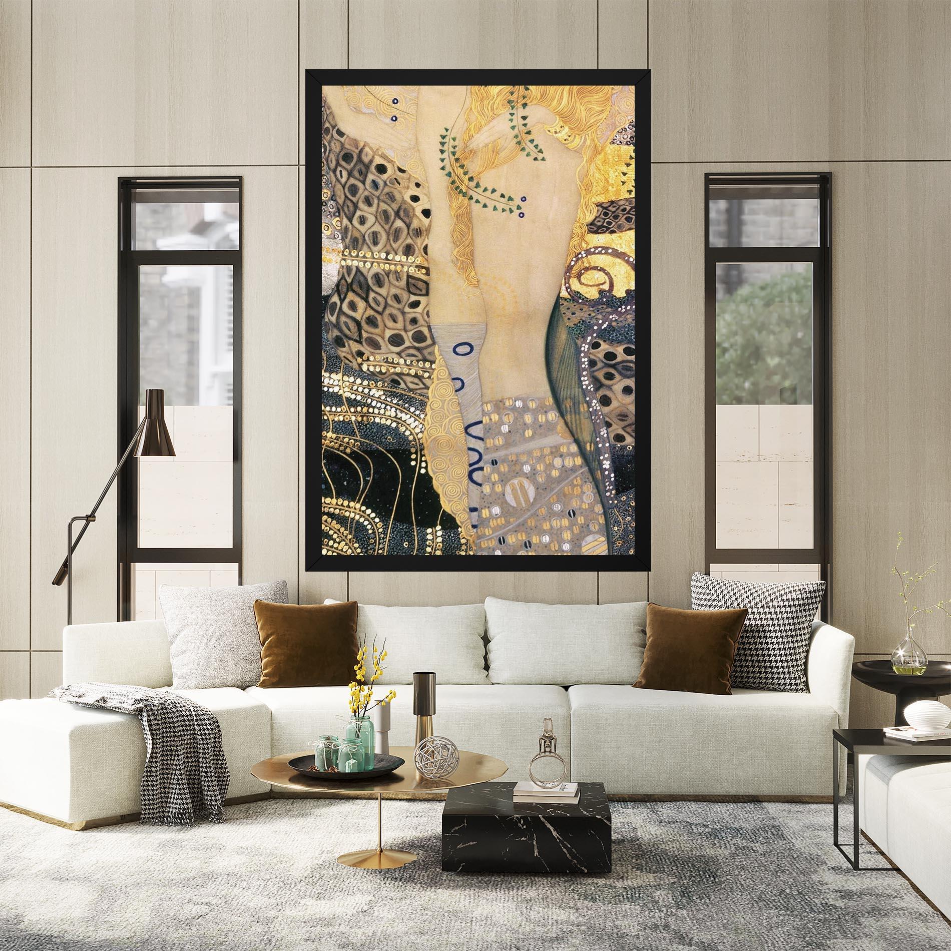 Leinwandbild Gustav Klimt Paint mockup 2