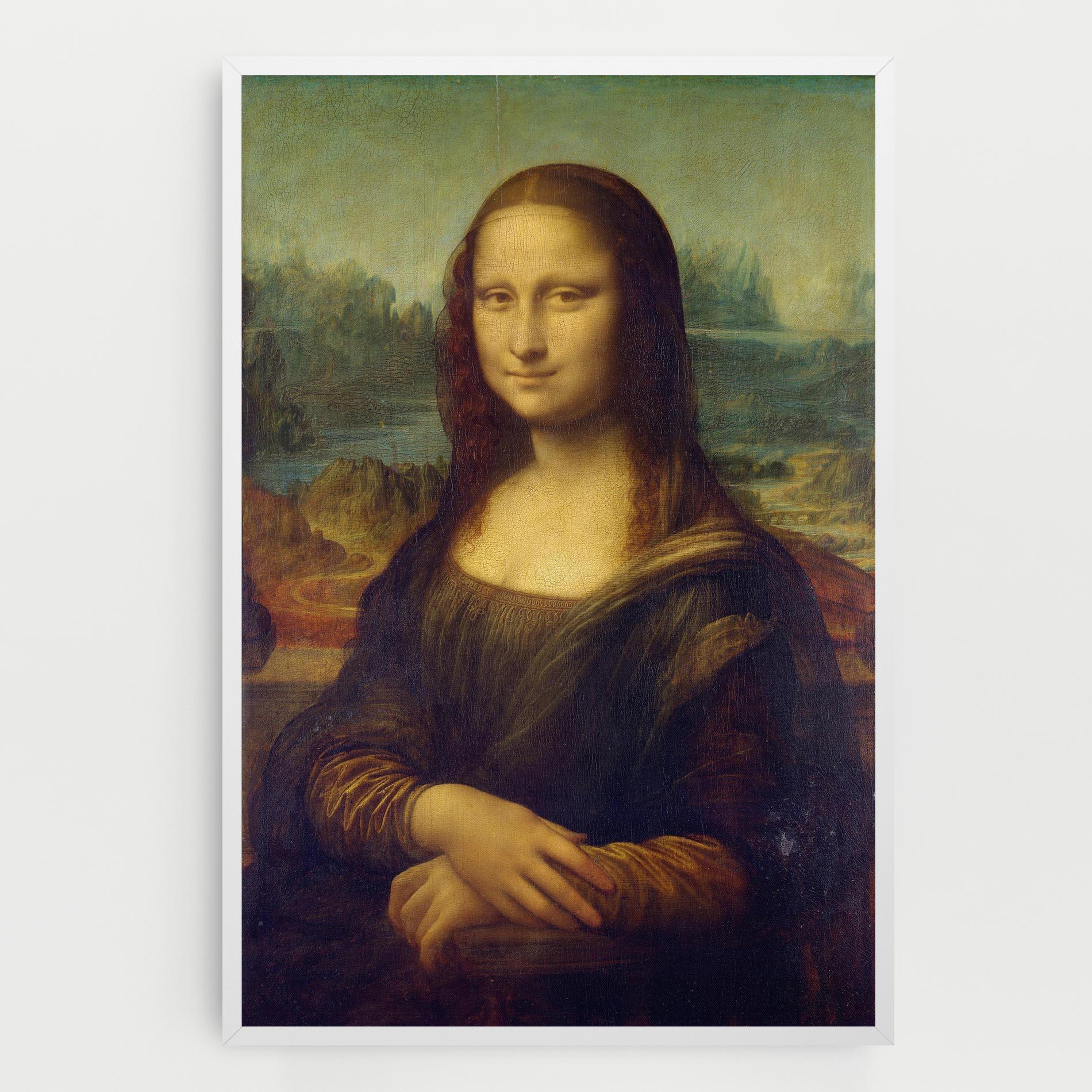 Leinwandbild Gioconda By Leonardo Da Vinci mockup 0