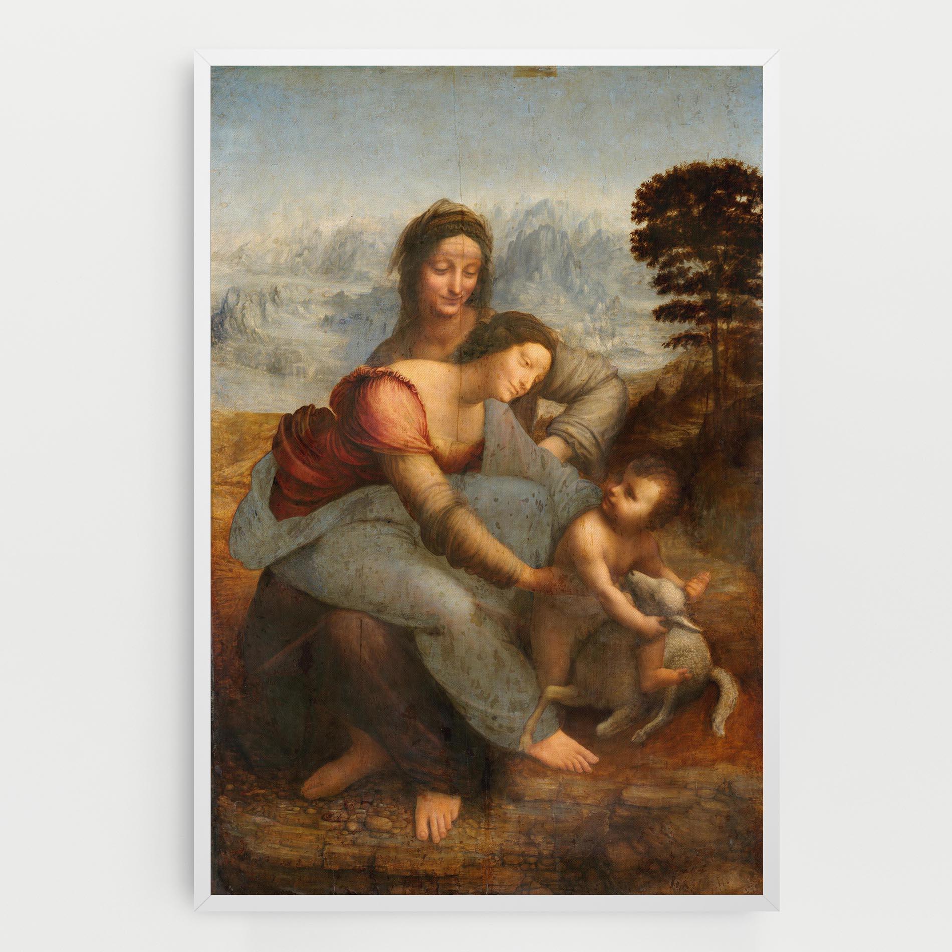 Leinwandbild Leonardo Da Vinci Virgin And Child With St Anne mockup 0