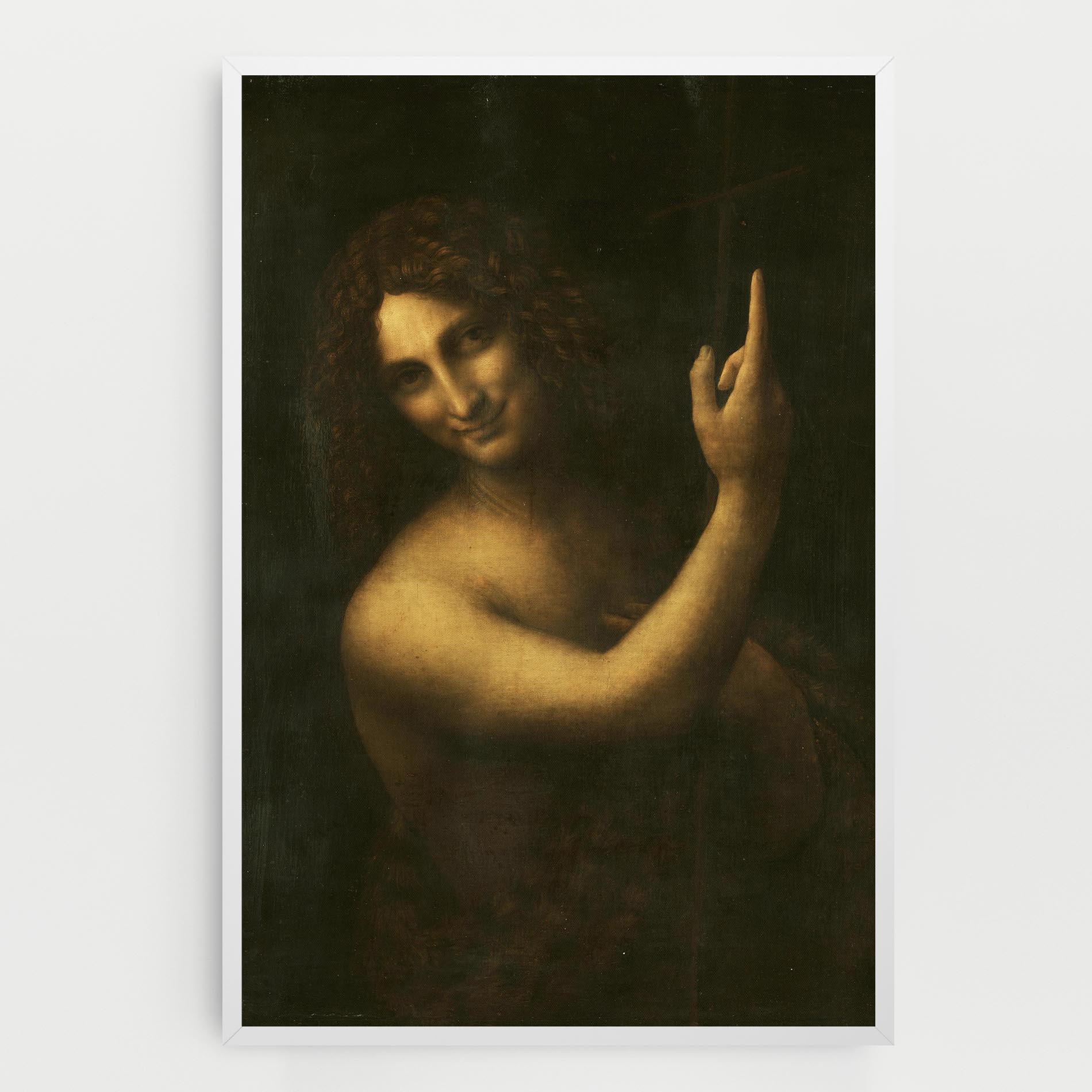 Leinwandbild Seonardo Da Vinci Saint John The Baptist mockup 0