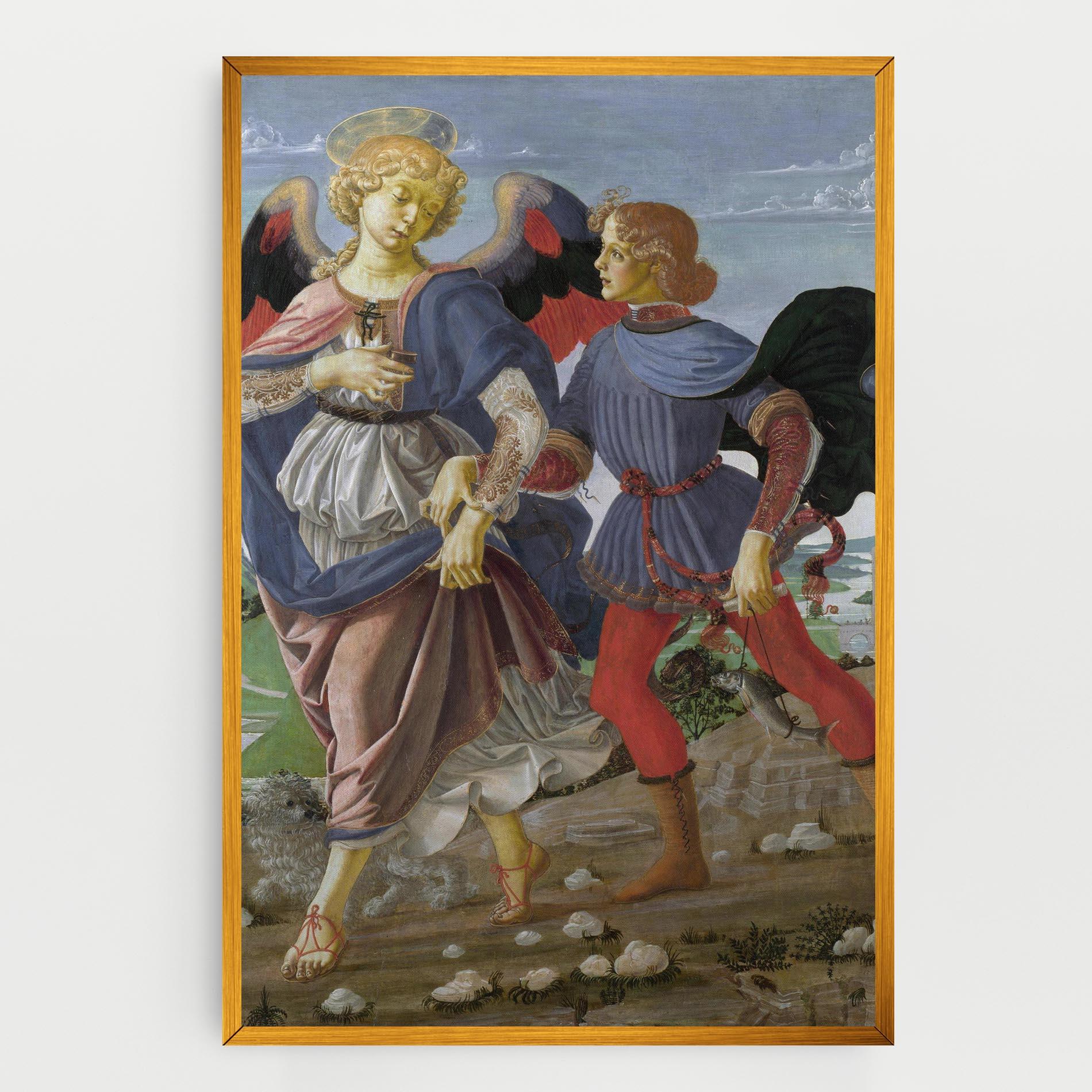 Leinwandbild Tobias And The Angel mockup 0