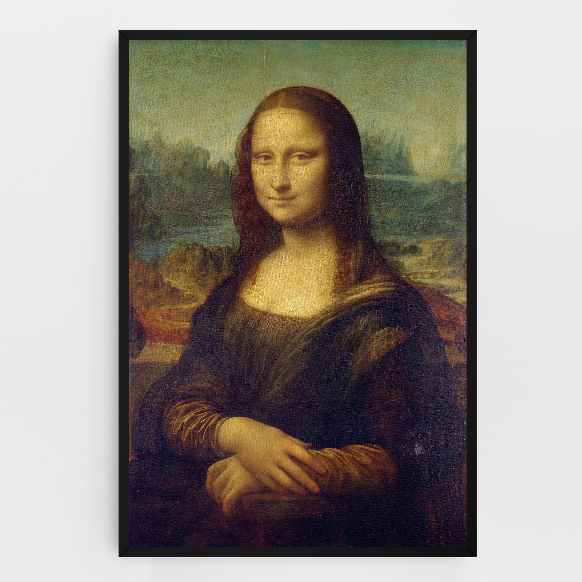 Leinwandbild Gioconda By Leonardo Da Vinci mockup 0