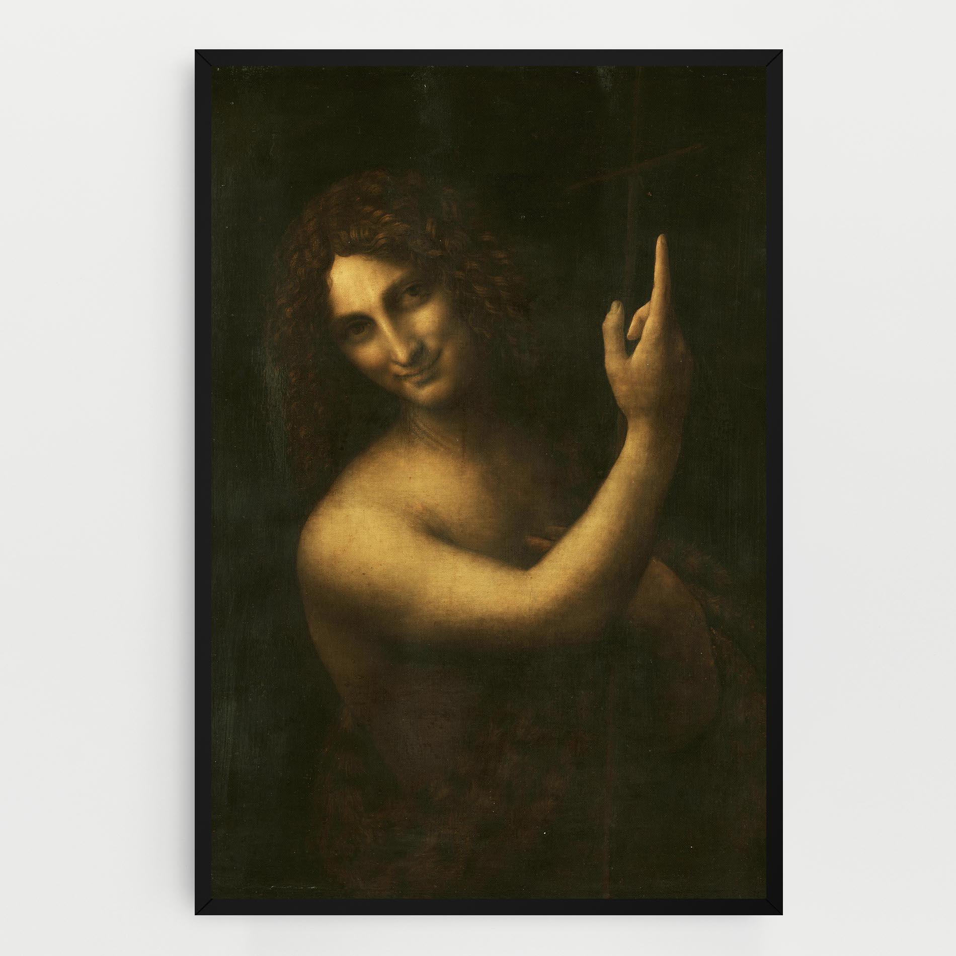 Leinwandbild Seonardo Da Vinci Saint John The Baptist mockup 0