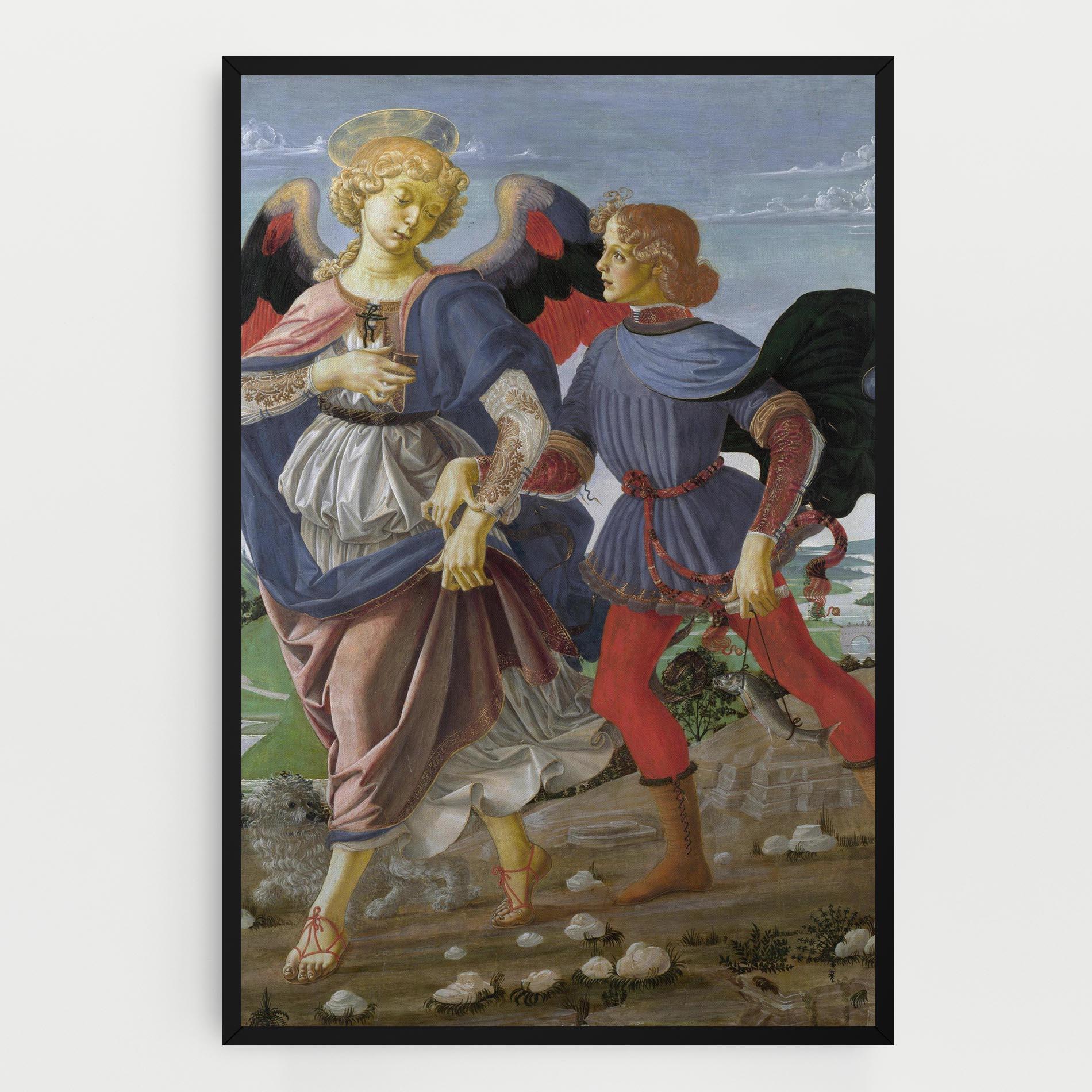 Leinwandbild Tobias And The Angel mockup 0