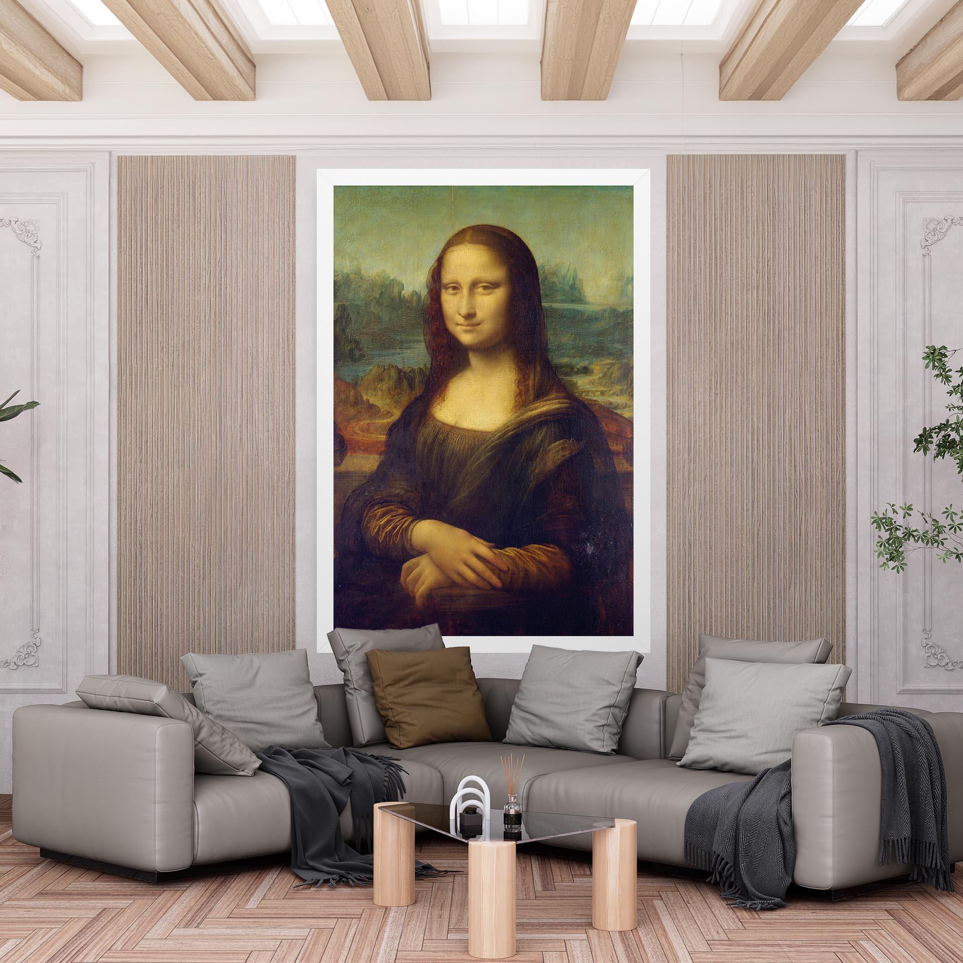 Leinwandbild Gioconda By Leonardo Da Vinci mockup 6