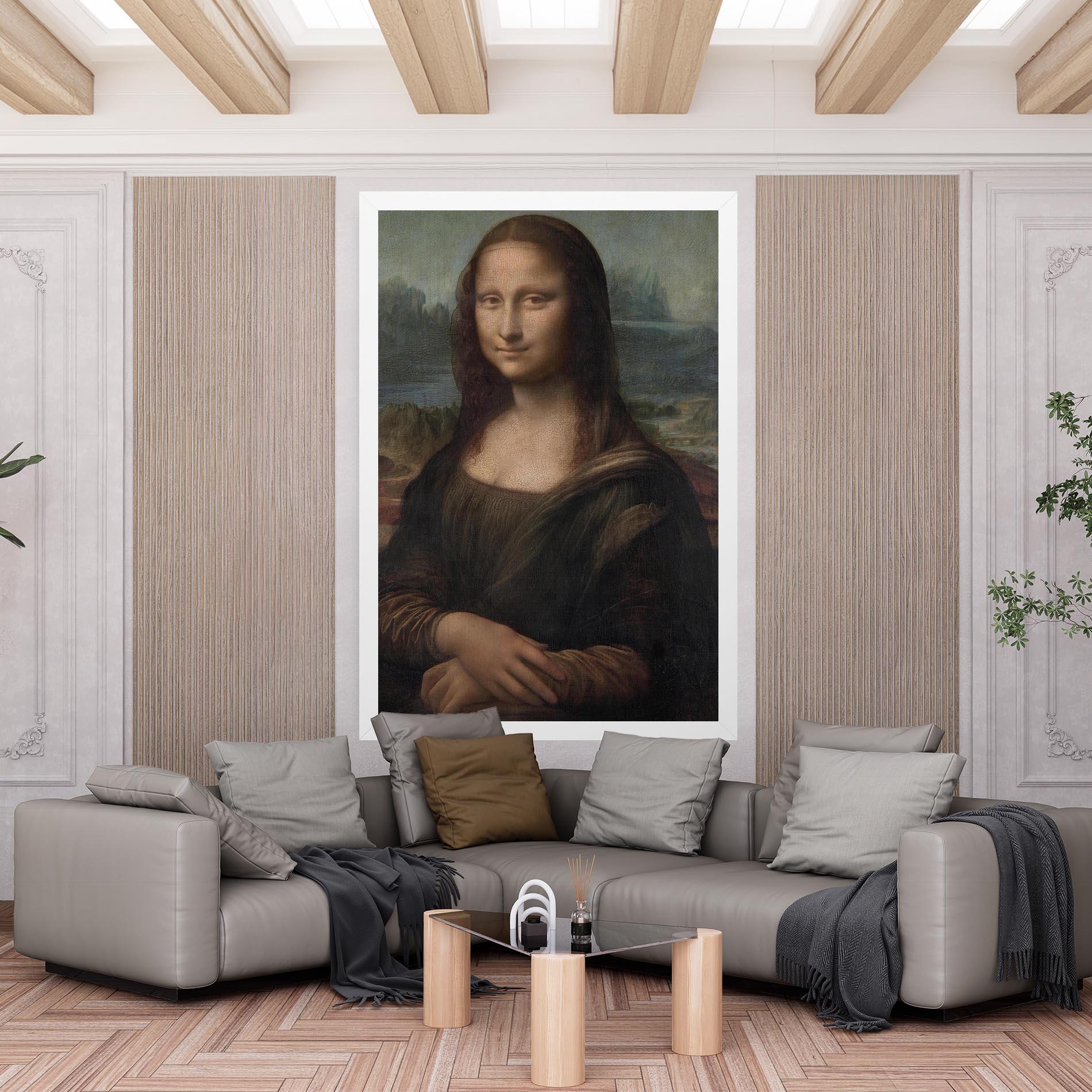 Leinwandbild Mona Lisa By Leonardo Da Vinci mockup 6