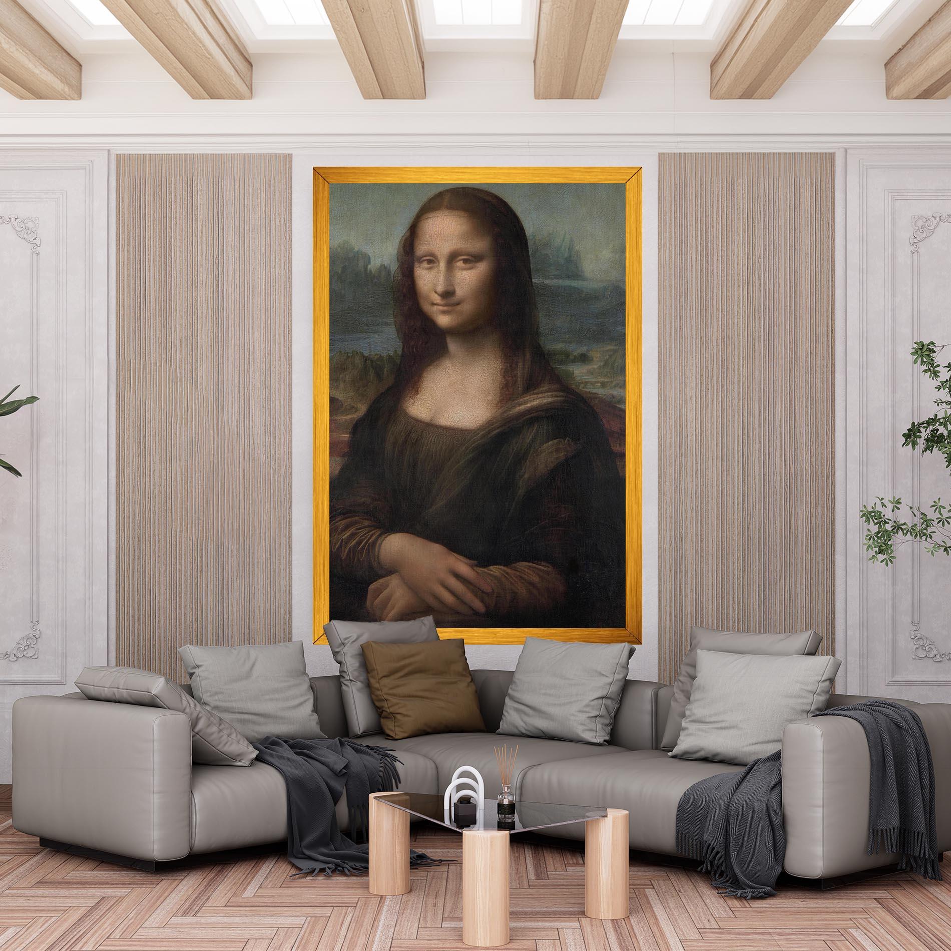 Leinwandbild Mona Lisa By Leonardo Da Vinci mockup 6