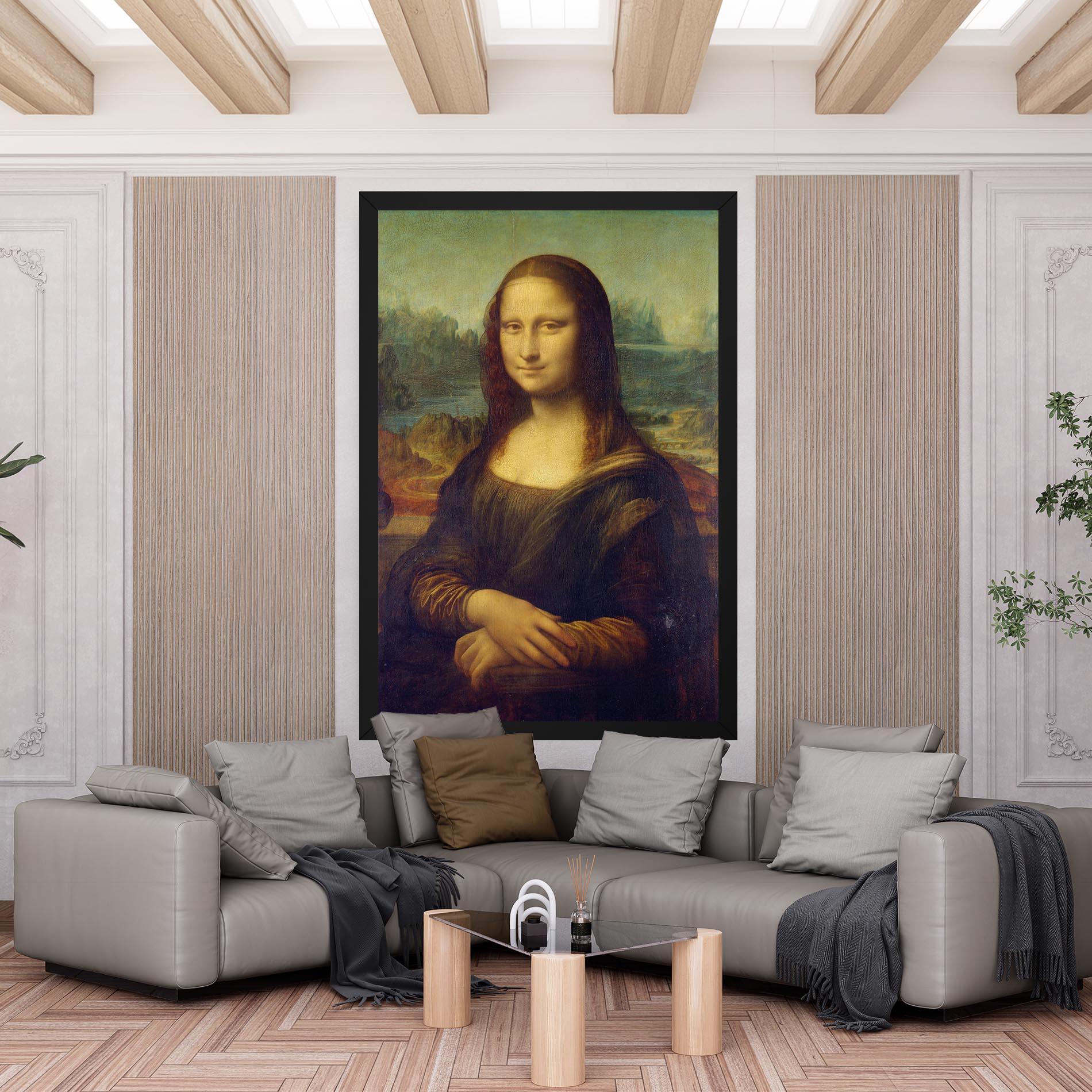 Leinwandbild Gioconda By Leonardo Da Vinci mockup 6