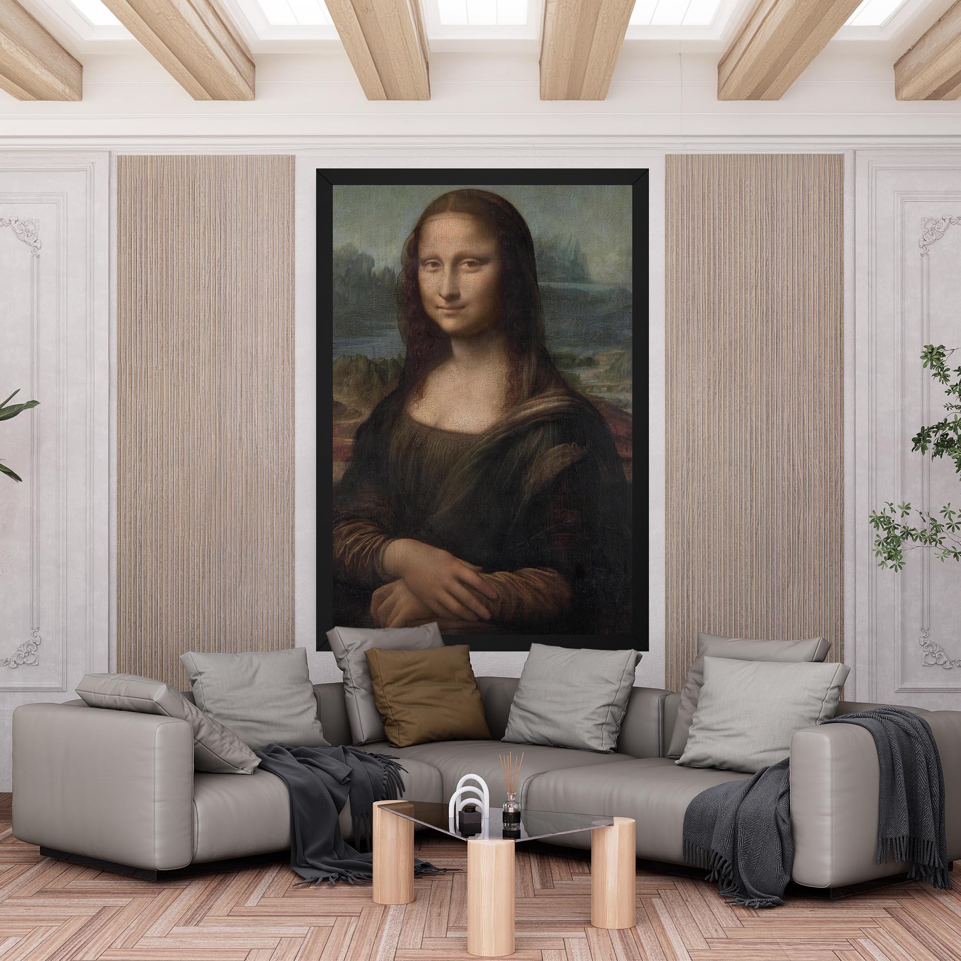 Leinwandbild Mona Lisa By Leonardo Da Vinci mockup 6