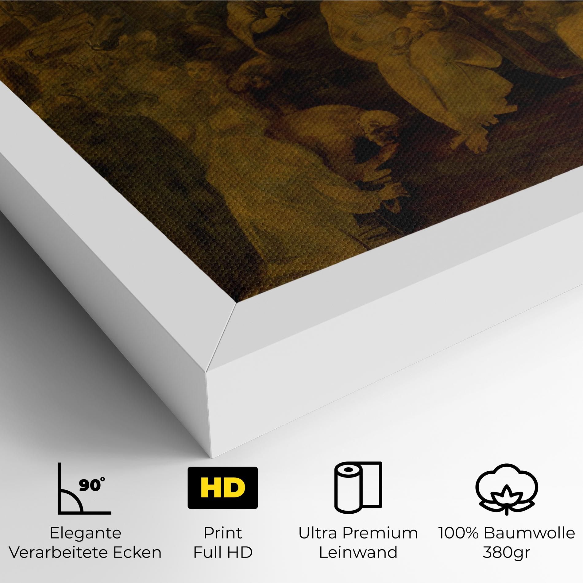 Leonardo Da Vinci Adorazione Dei Magi mockup 4