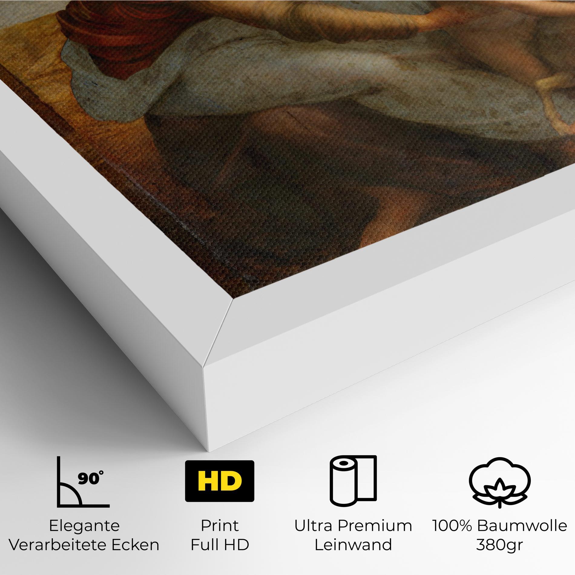 Leinwandbild Leonardo Da Vinci Virgin And Child With St Anne mockup 4