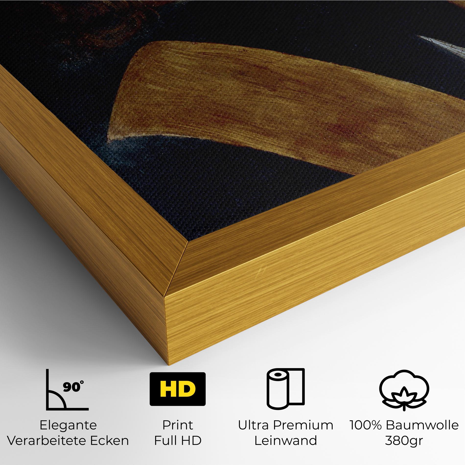 Leinwandbild Leonardo Da Vinci's The Portrait Of A Musician mockup 4