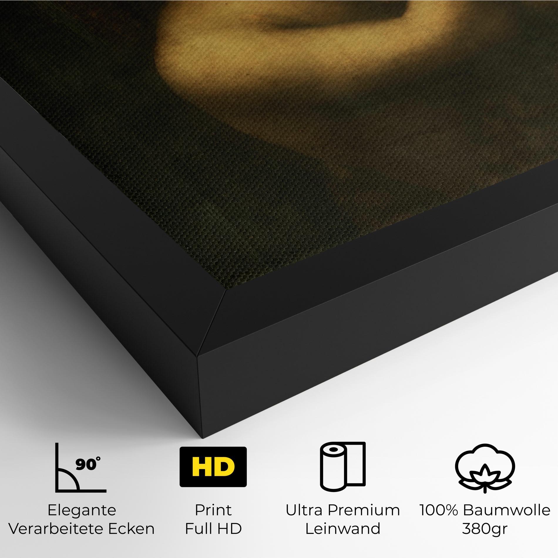 Leinwandbild Seonardo Da Vinci Saint John The Baptist mockup 4