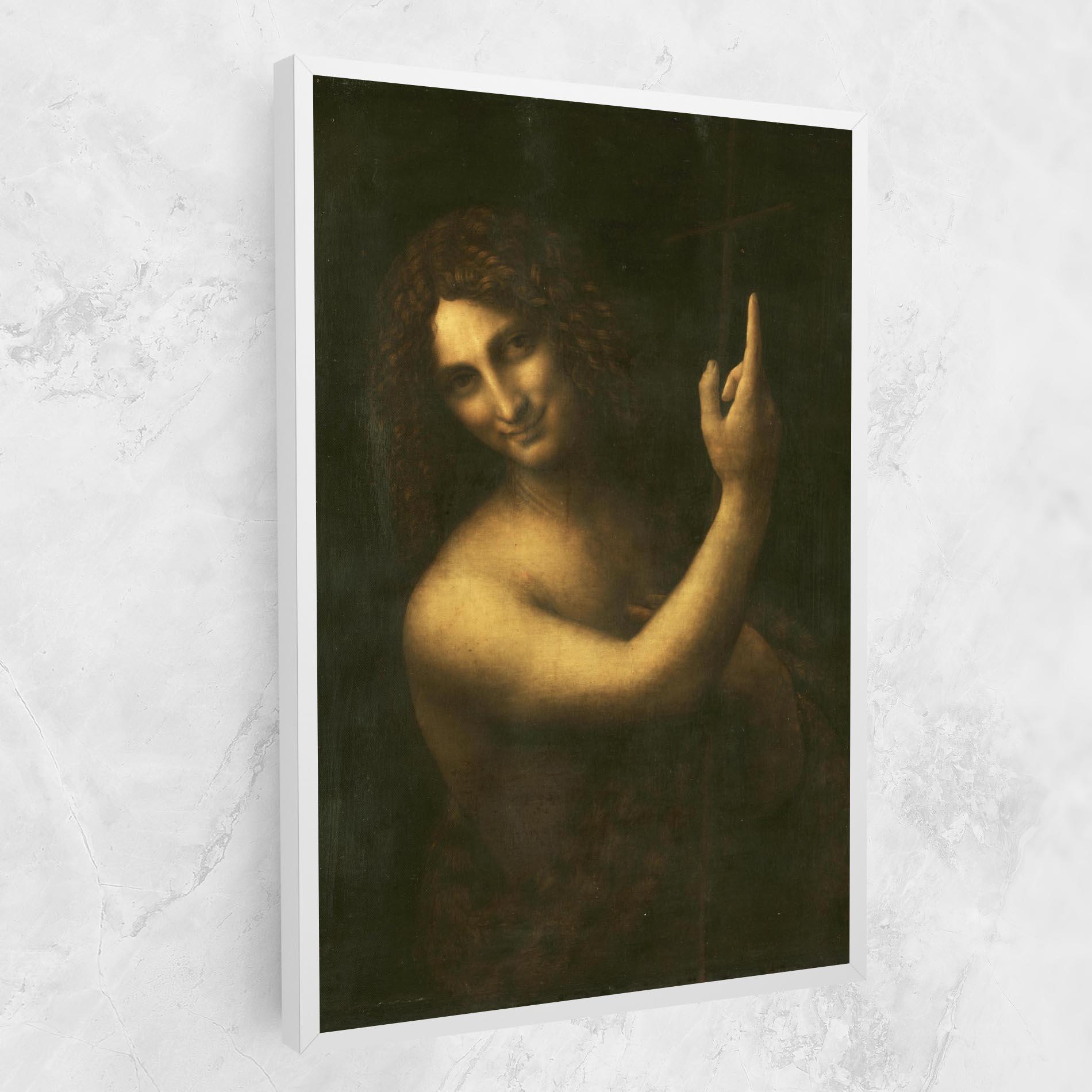 Leinwandbild Seonardo Da Vinci Saint John The Baptist mockup 1