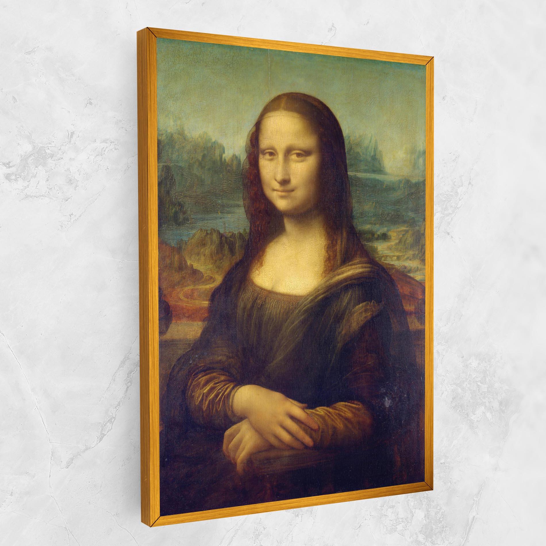 Leinwandbild Gioconda By Leonardo Da Vinci mockup 1