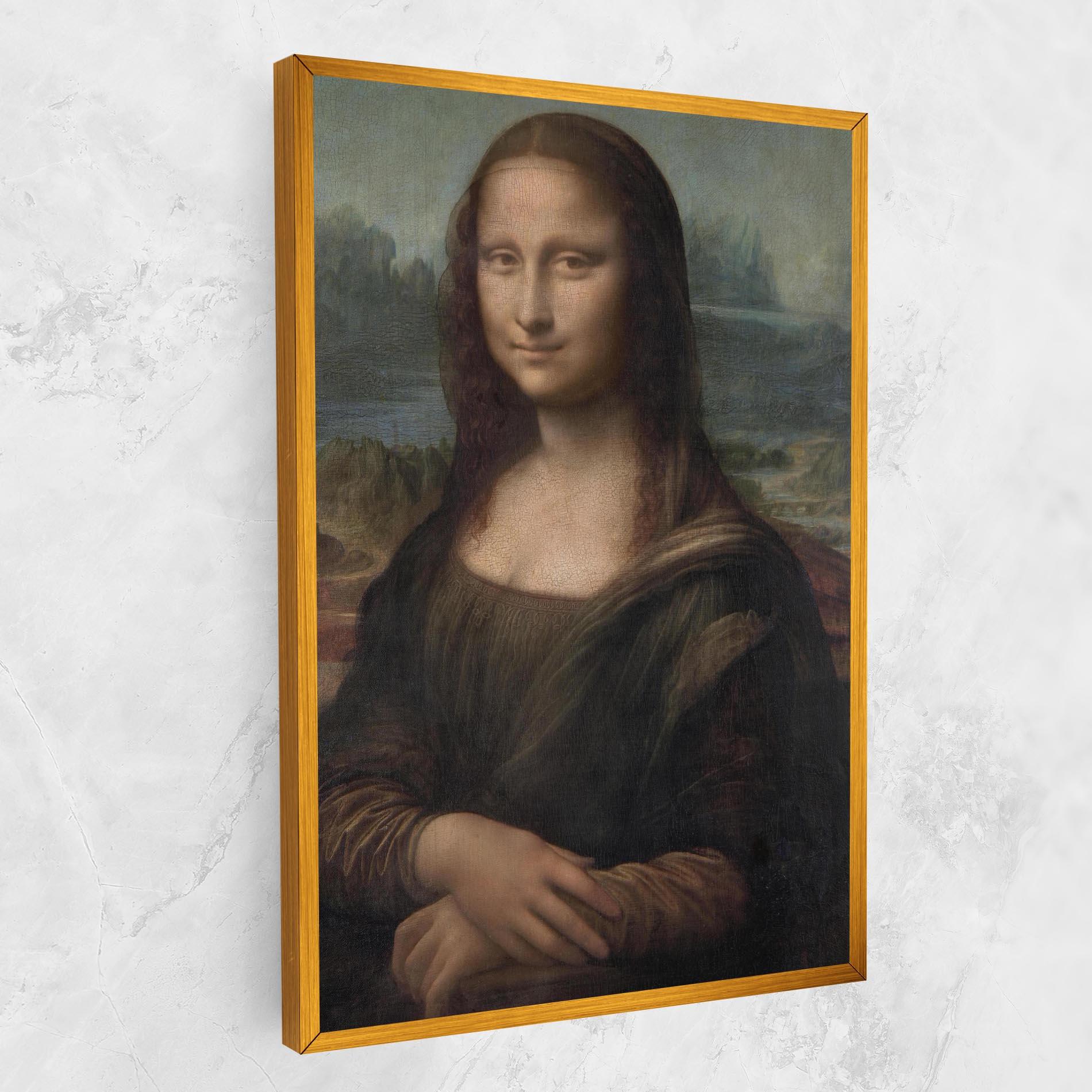 Leinwandbild Mona Lisa By Leonardo Da Vinci mockup 1