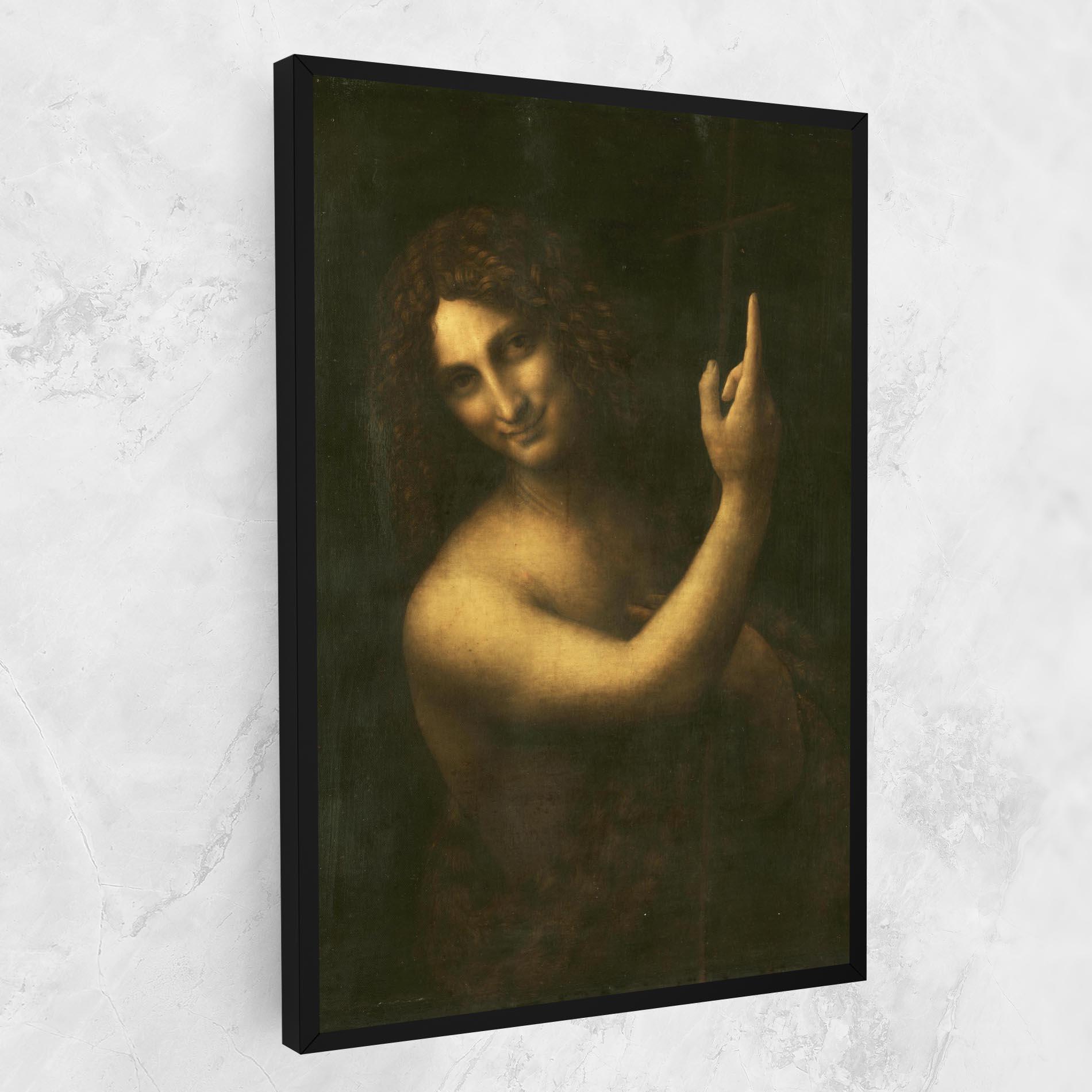 Leinwandbild Seonardo Da Vinci Saint John The Baptist mockup 1