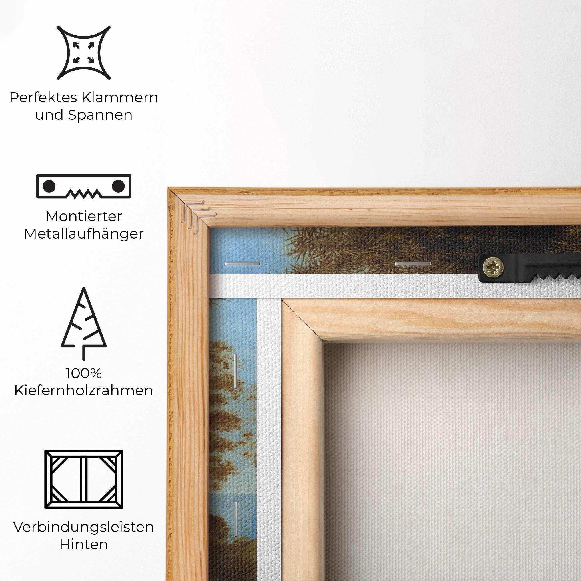 Leinwandbild Leonardo Da Vinci Ginevra De Benci mockup 5